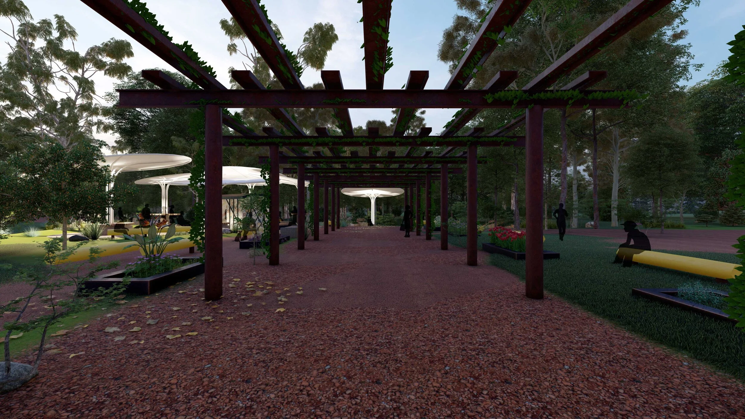 Darlington Community Garden overview Perth Hills