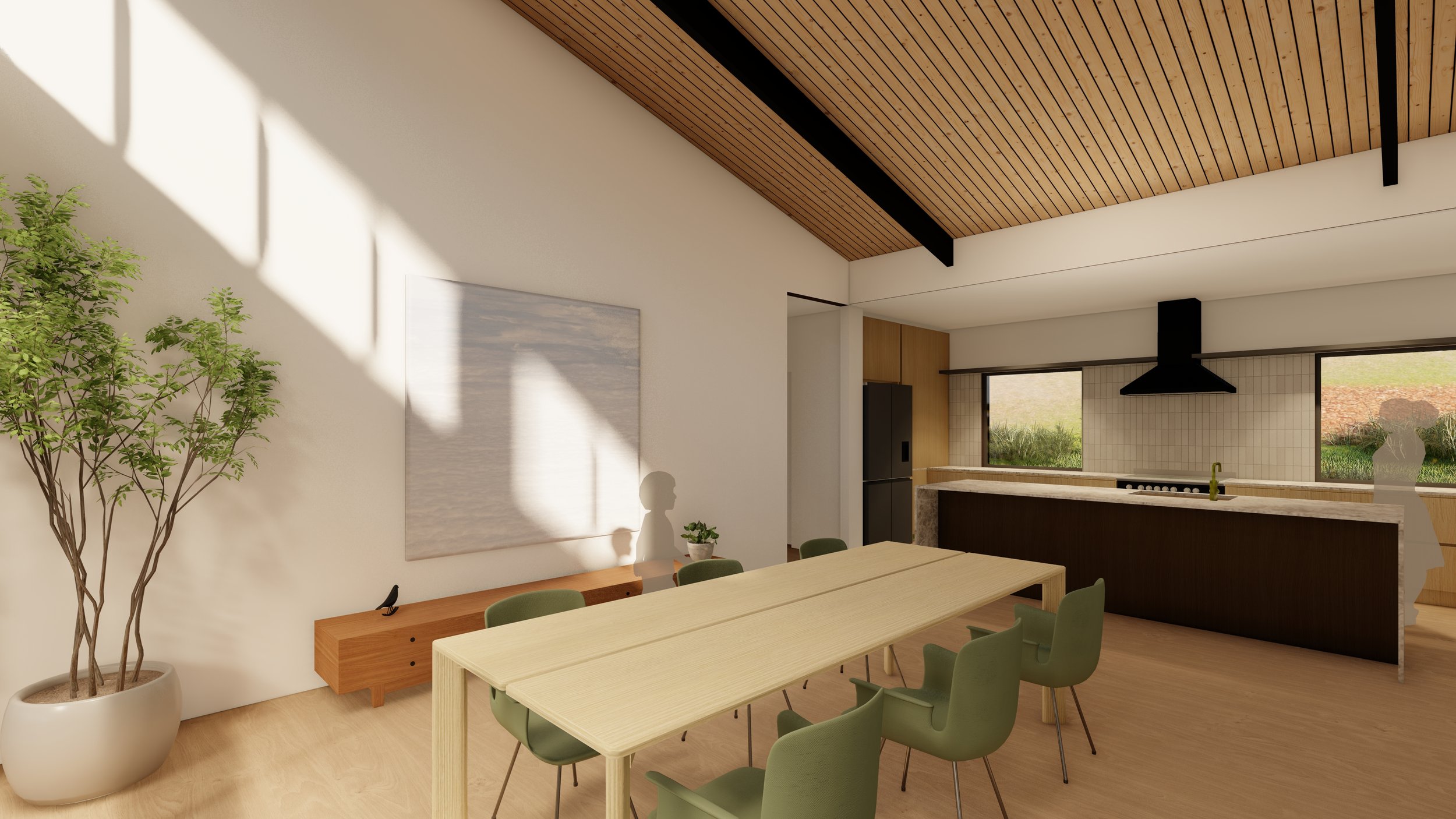 Bickley Residence night render