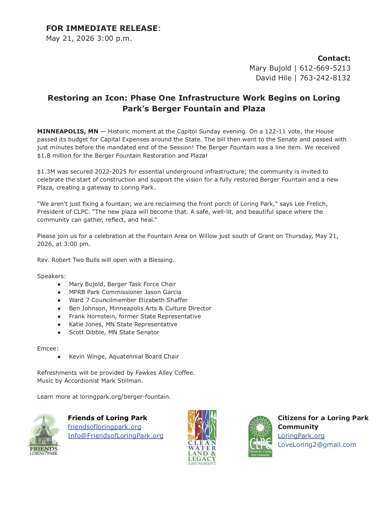 FOR IMMEDIATE RELEASE_ Restoring an Icon_ Phase One Infrastructure Work Begins on Loring Park’s Berger Fountain and Plaza V7.jpg