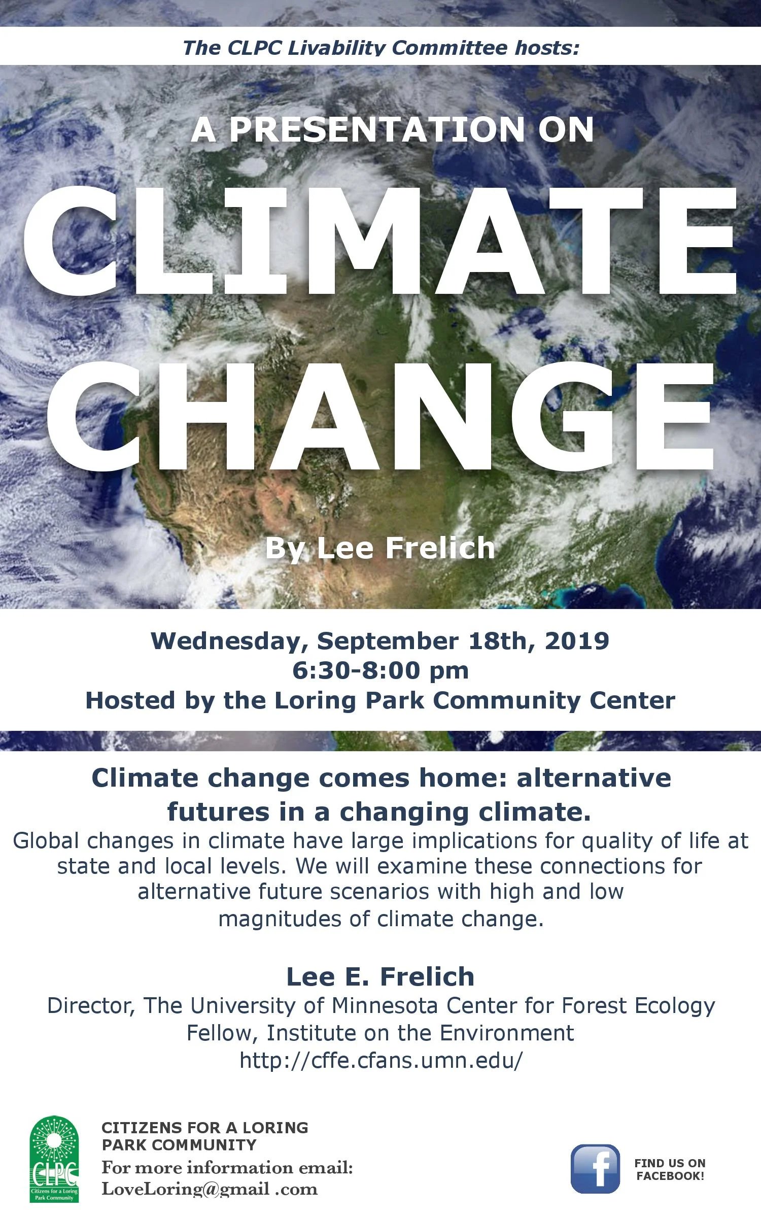 Climate Change Comes Home: Alternative futures in a changing climate.