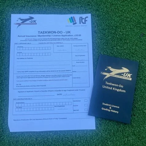 T-UK Licence /Membership / Insurance form