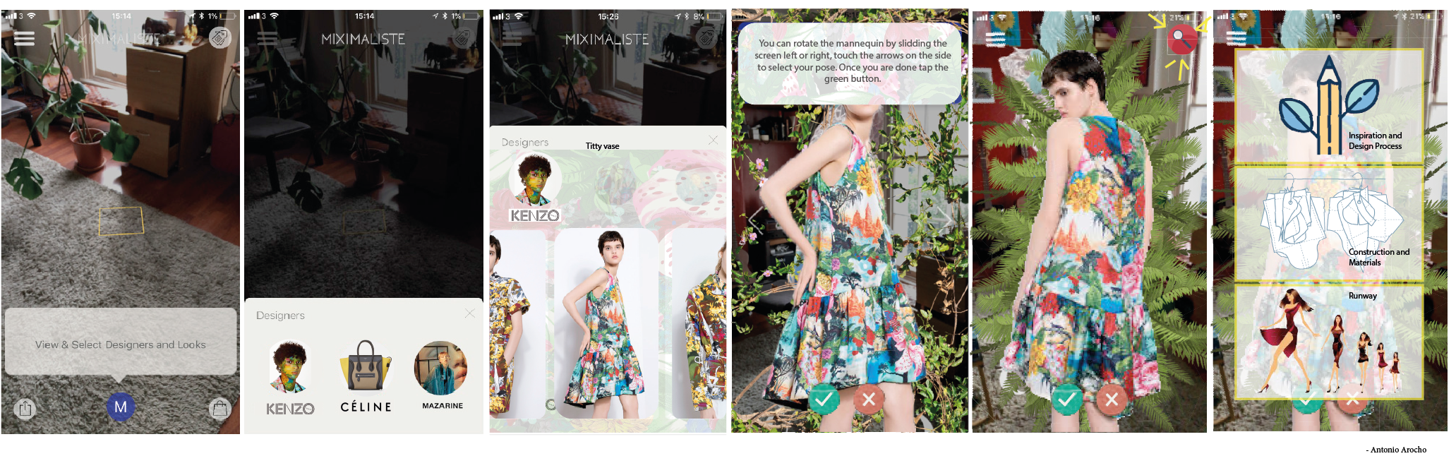 How the AR app works?