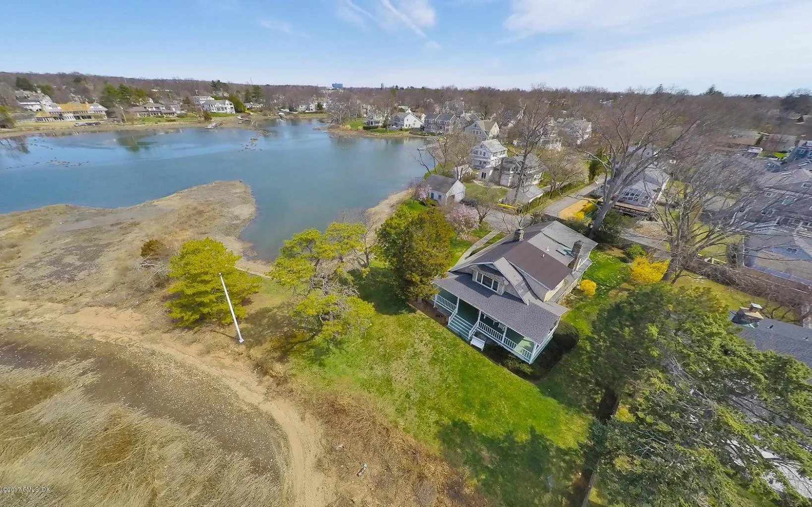 North facing views and existing structure. (Image via Flexmls)