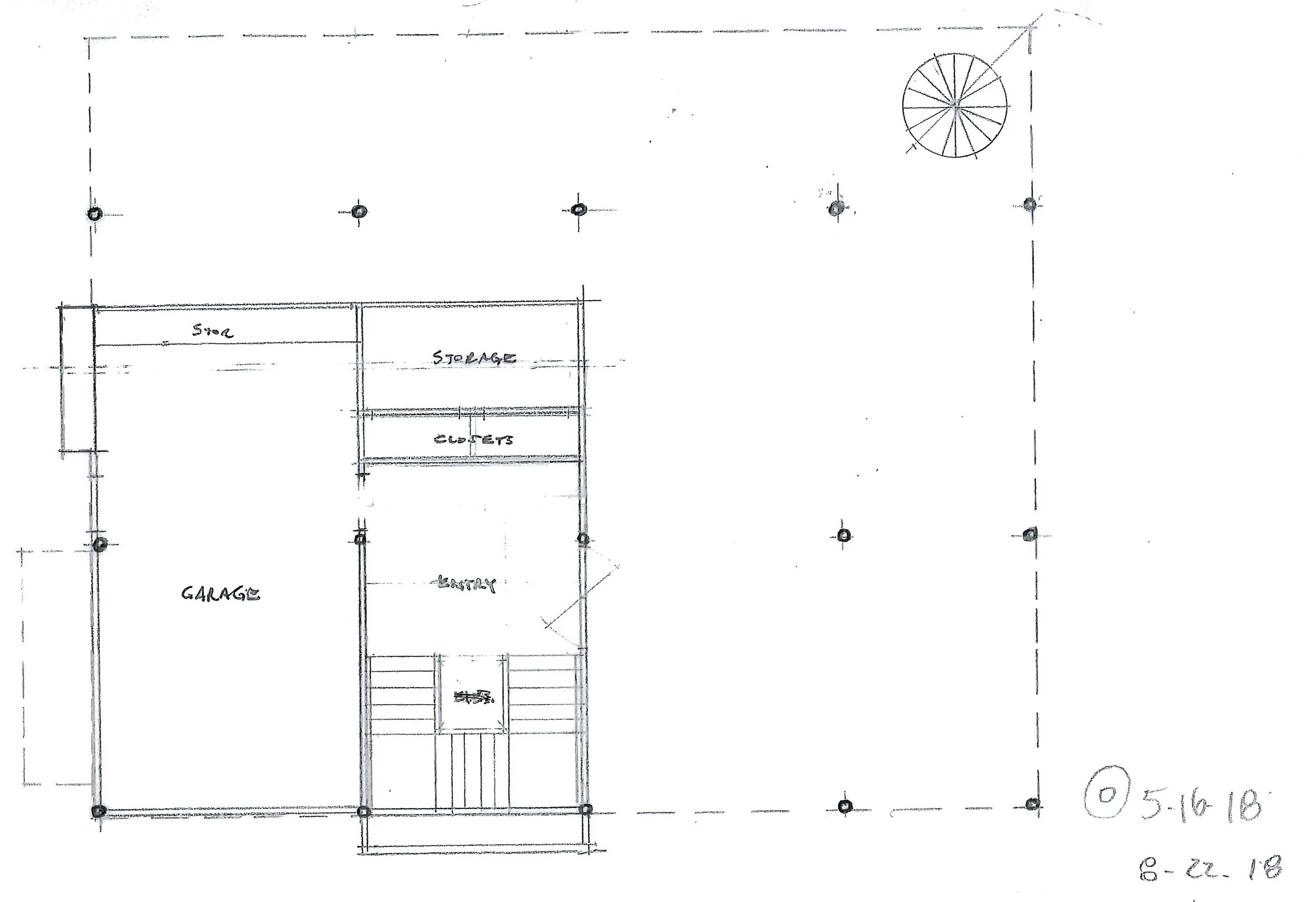 Schematic layout of the ground floor. Image courtesy of Rich Granoff.