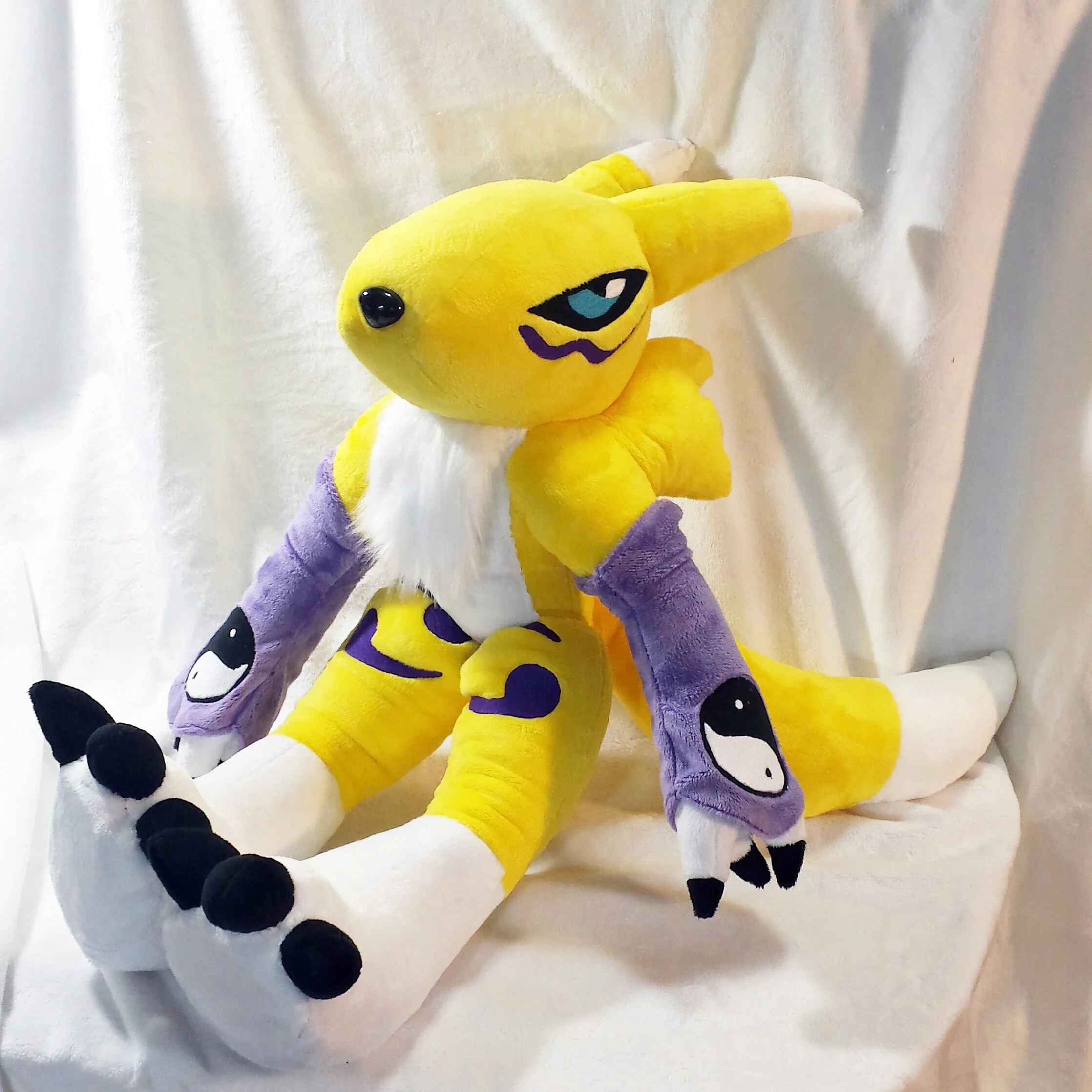 Digimon Renamon 2 feet Kitamon Plush
