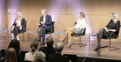 Podiumsdiskussion bei der Körber-Stiftung