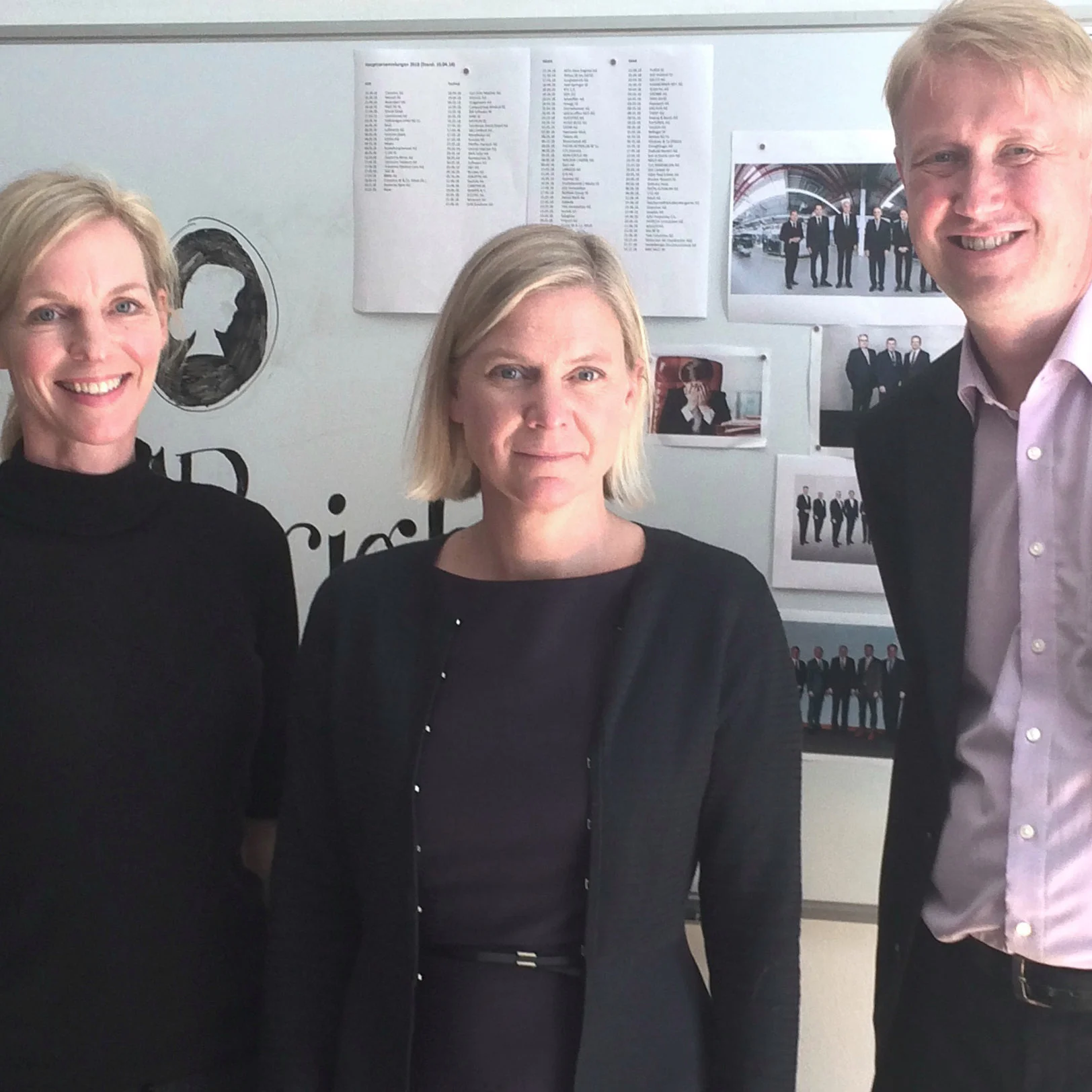 Die schwedische Finanzministerin Magdalena Andersson zu Besuch bei AllBright