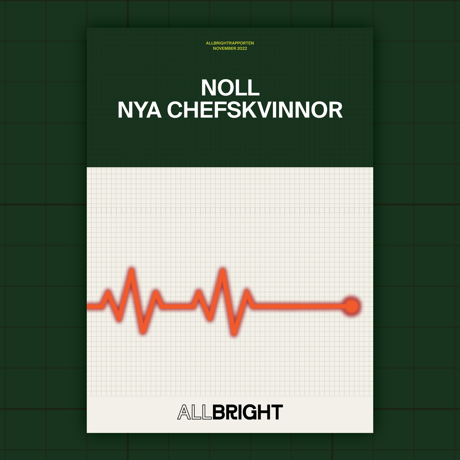 Der neue Bericht von AllBright Schweden ist erschienen: "Noll nya chefskvinnor"