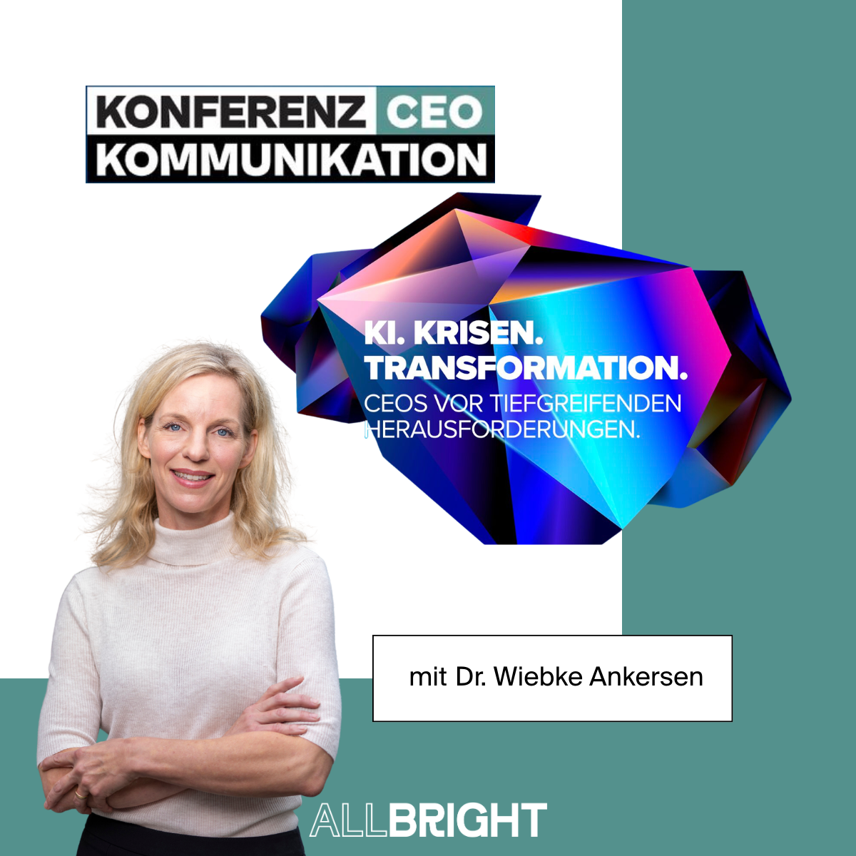 Wiebke Ankersen eröffnet die Konferenz CEO-Kommunikation der Deutschen Presseakademie in Berlin