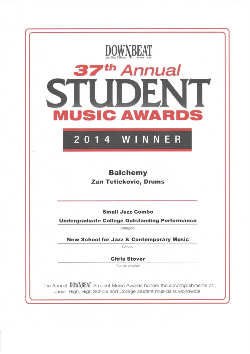 4. 2014 Downbeat award.jpeg