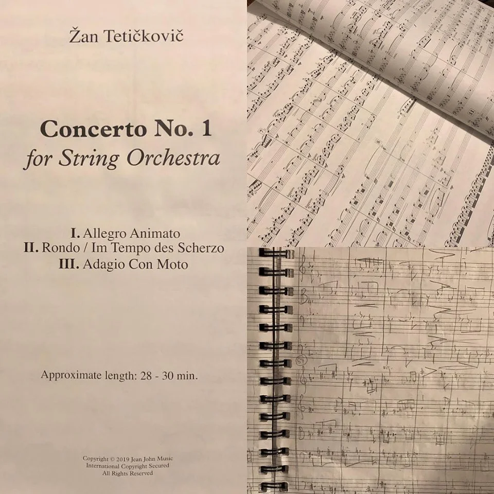 Premiere of Concerto No. 1 for String Orchestra! (livestream!) 