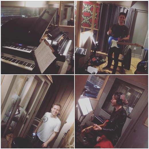 Recording 9 new songs for Eva Petrič 