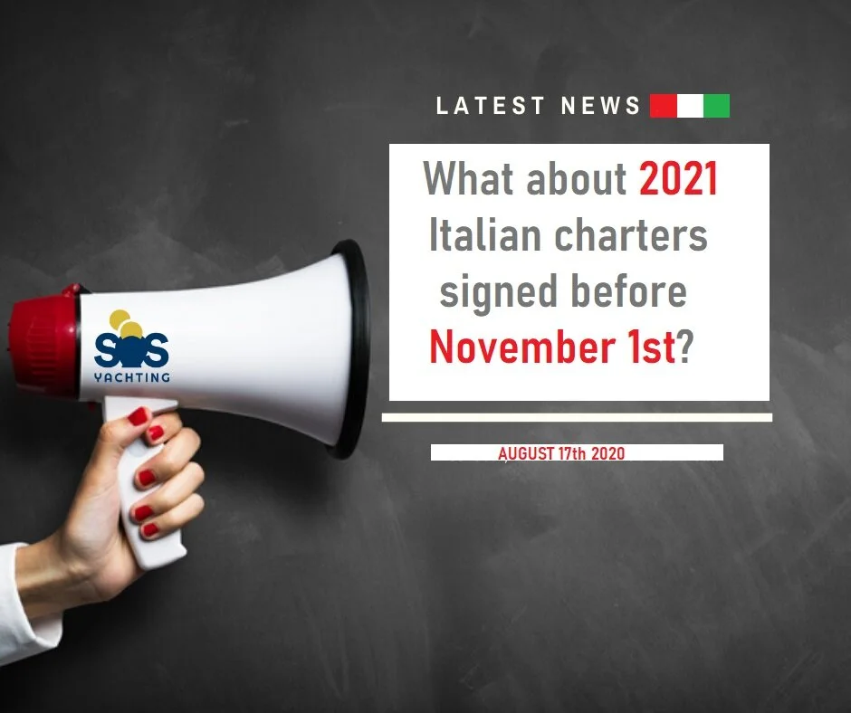 Italy: What about 2021 Italian charters signed before November 1st?