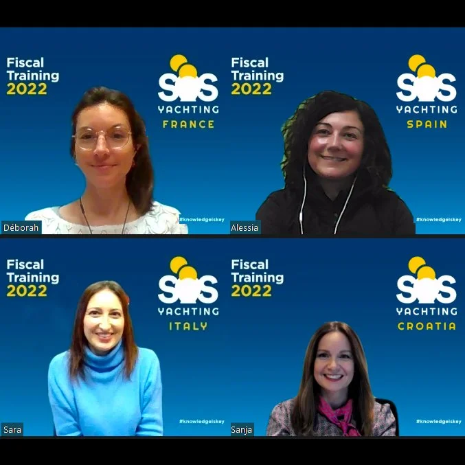 SOS Yachting's Fiscal trainings 2022| #knowledgeiskey