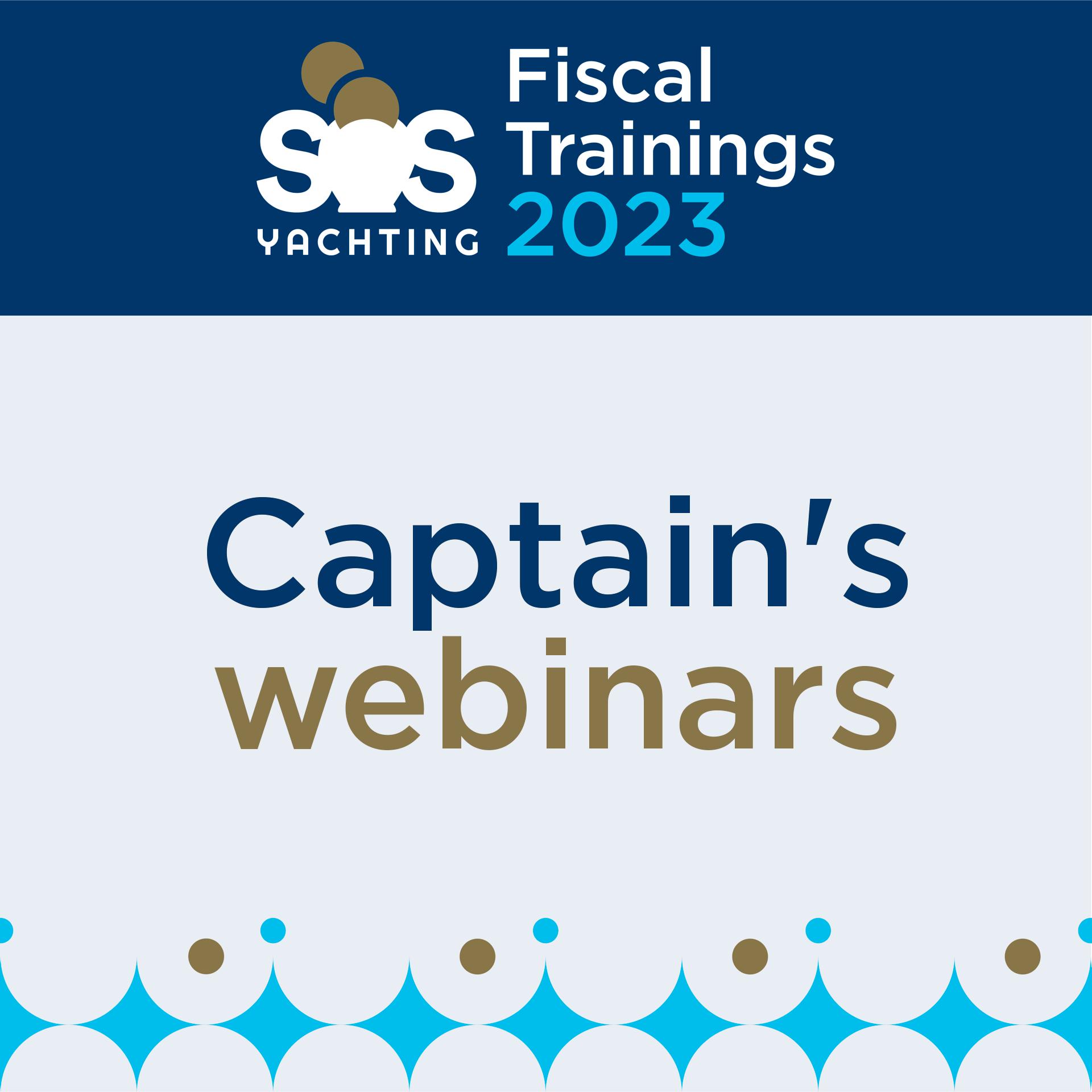 SOS Yachting’s fiscal Captains training 2023 – webinars coming up!