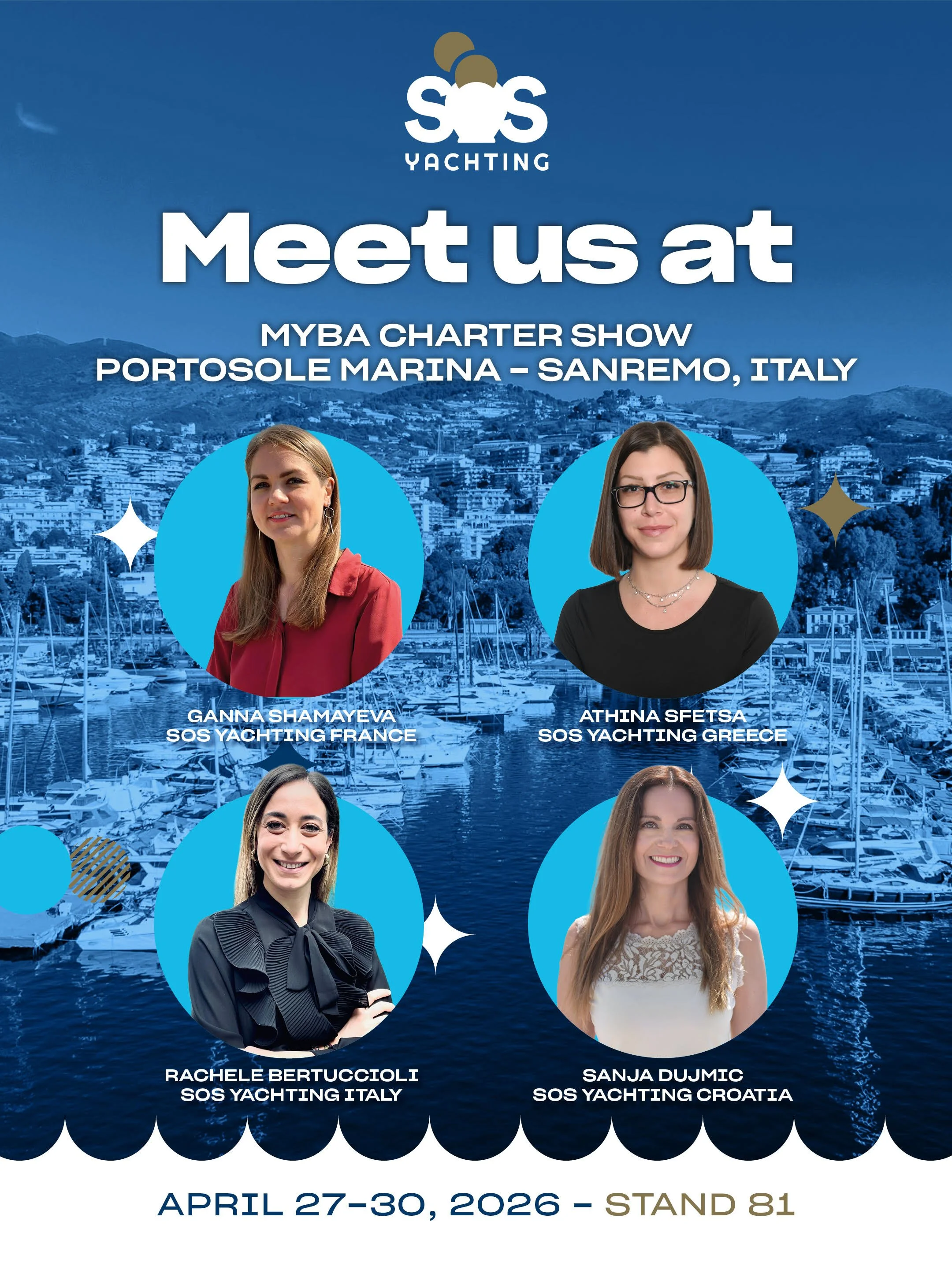 Join us at the MYBA Charter Show in San Remo