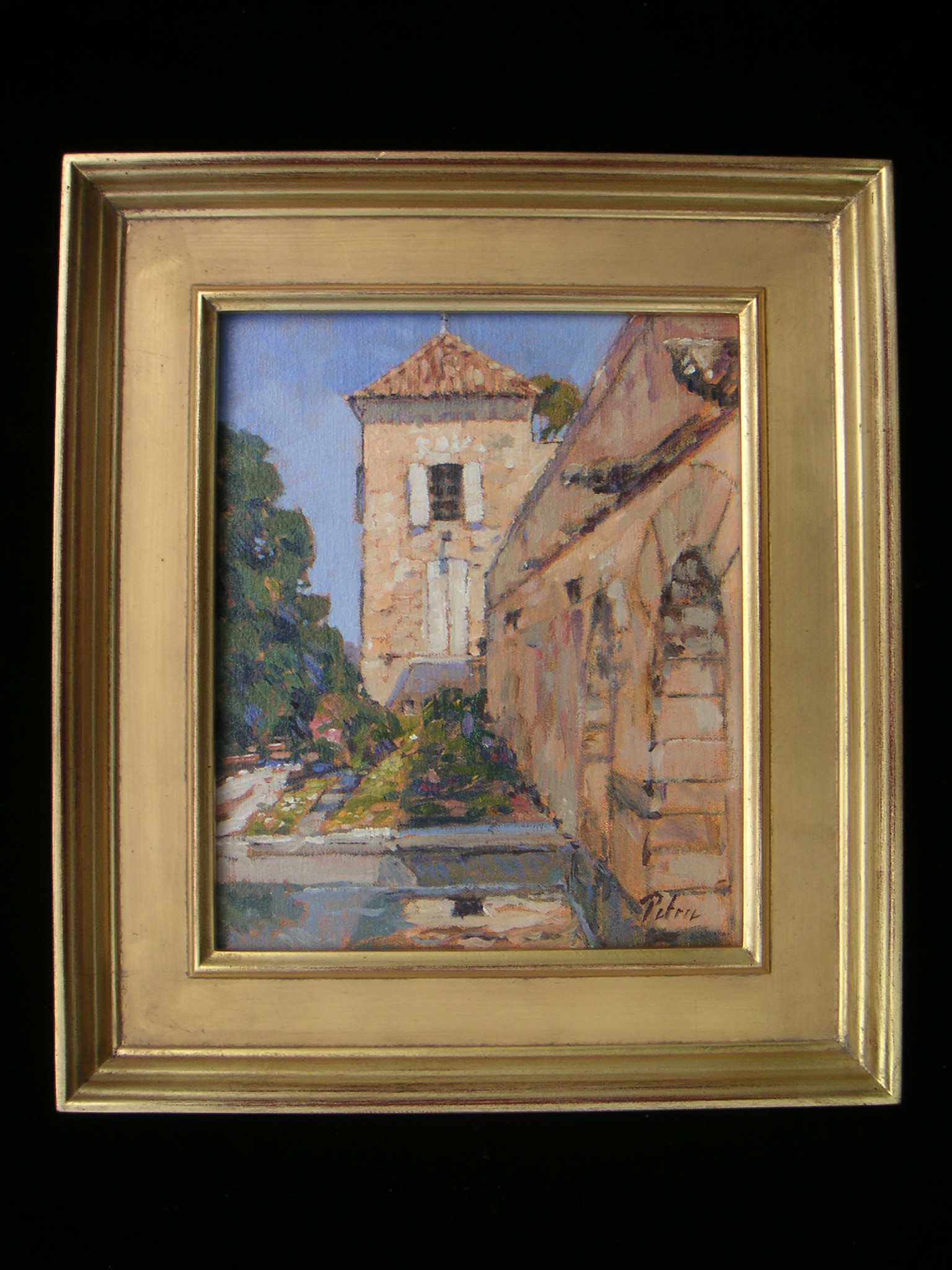 Plein Air Study for Monastery in Provence