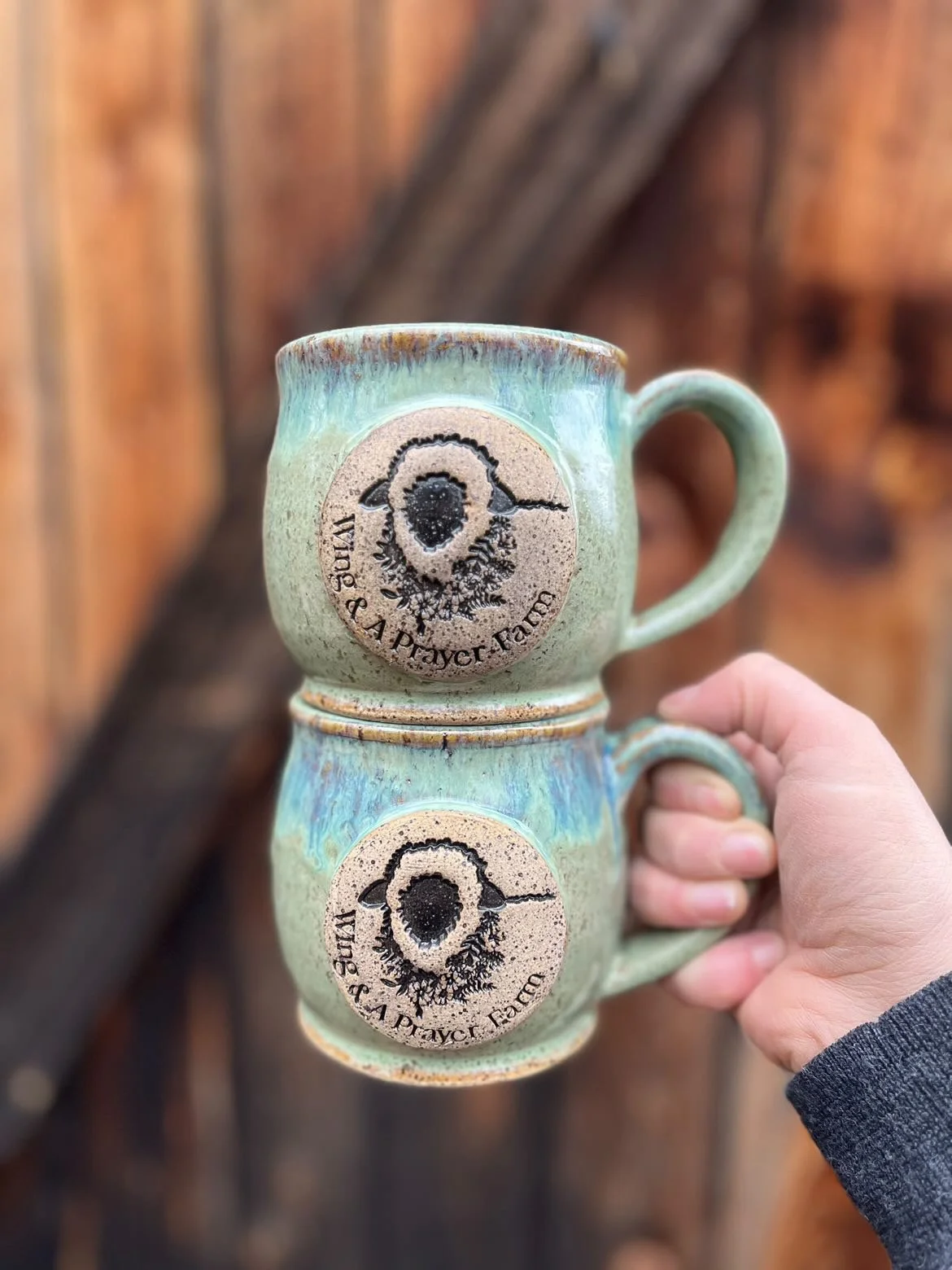 Wing And A Prayer Farm Mug by Golden Earth Designs