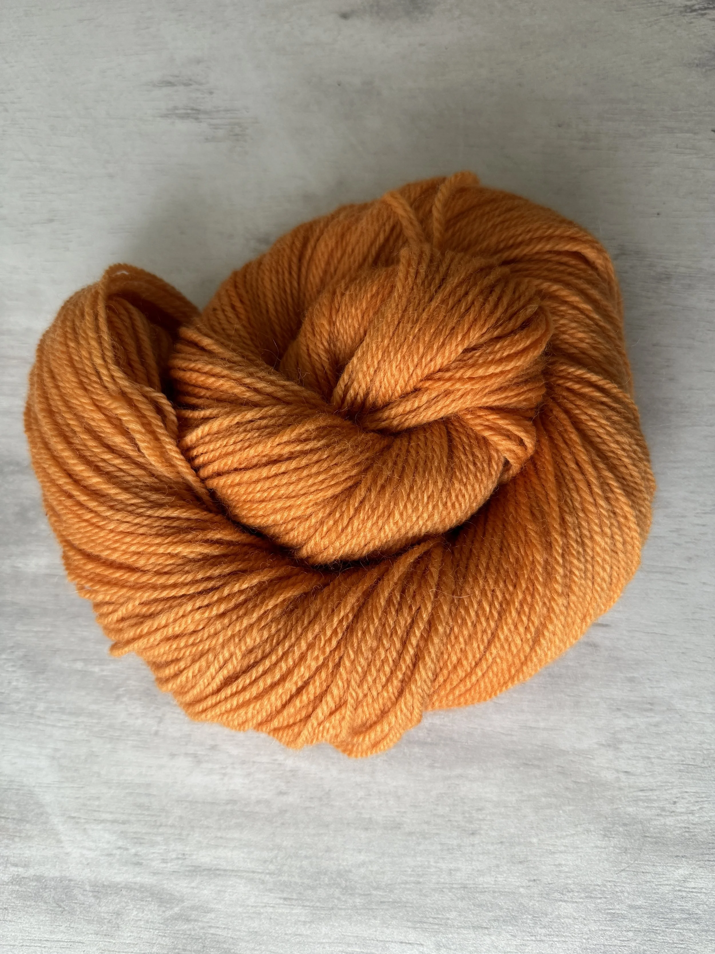 Thelma + Louise Mohair and Wool 3-ply DK Yarn Natural Dyed Bright Lights Cosmos