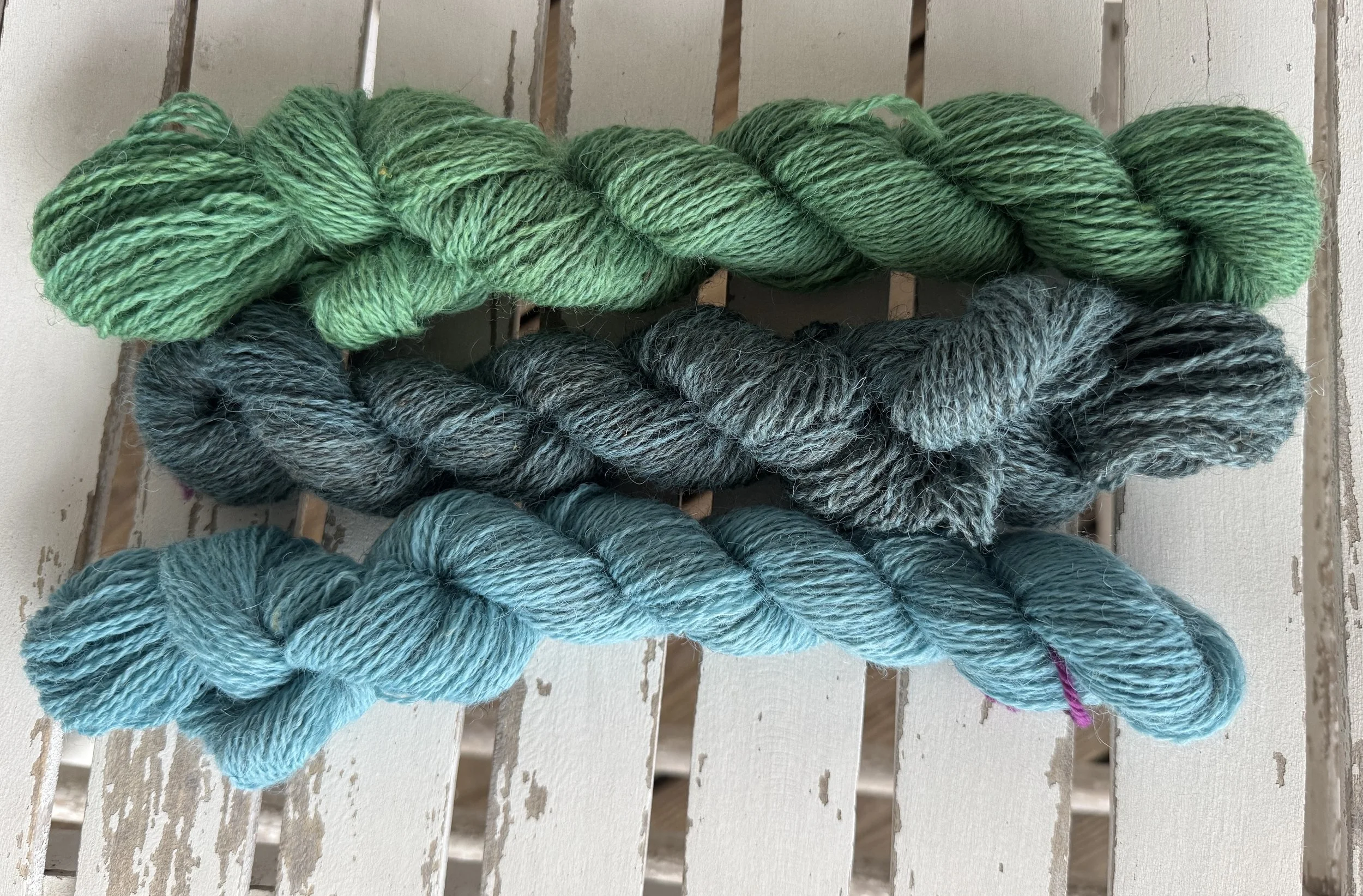 Indigo 100% Shetland Fingering Yarn