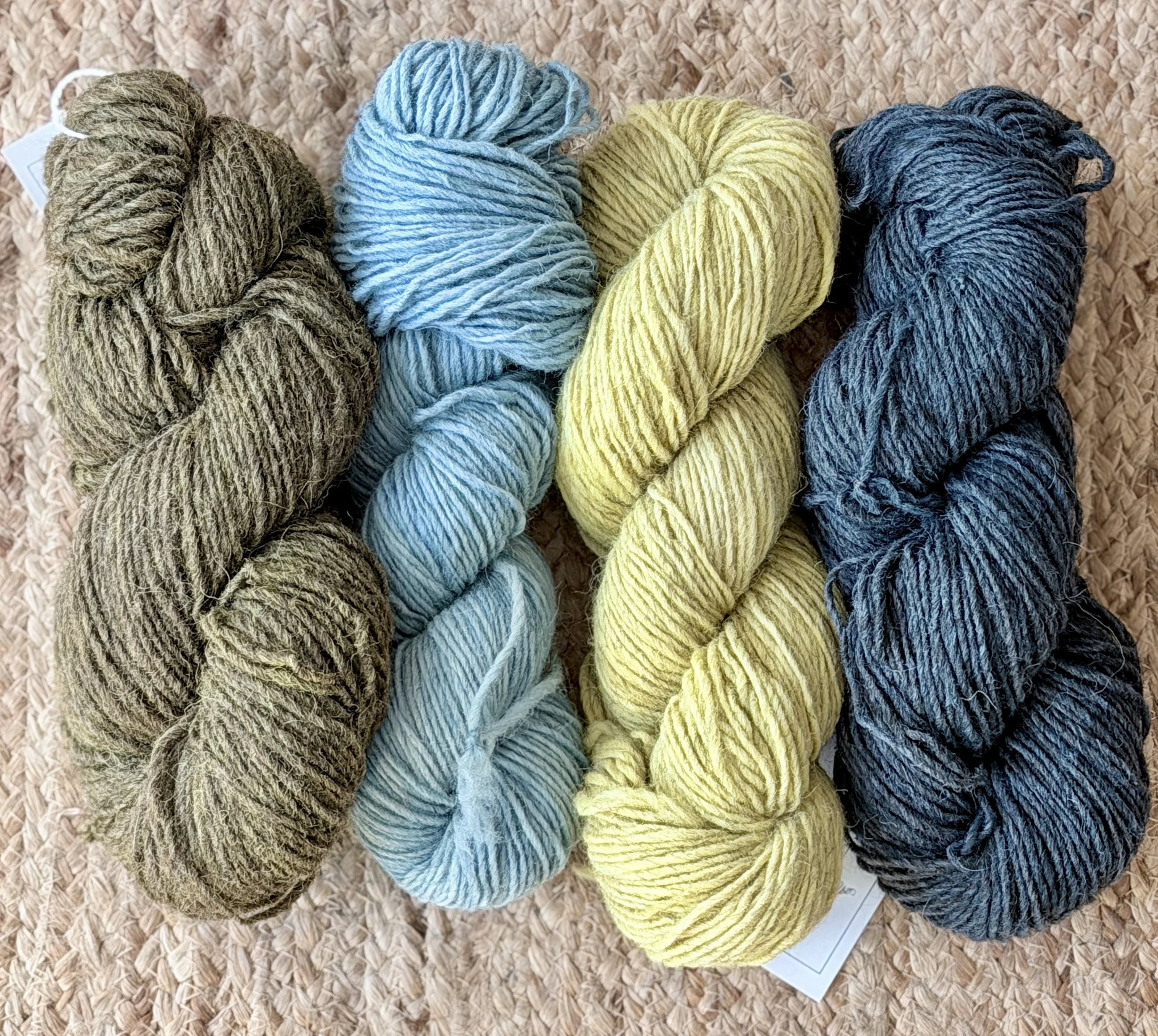 All the Single Ladies 100% Shetland Wool Worsted Weight Yarn in Light or Dark Berry