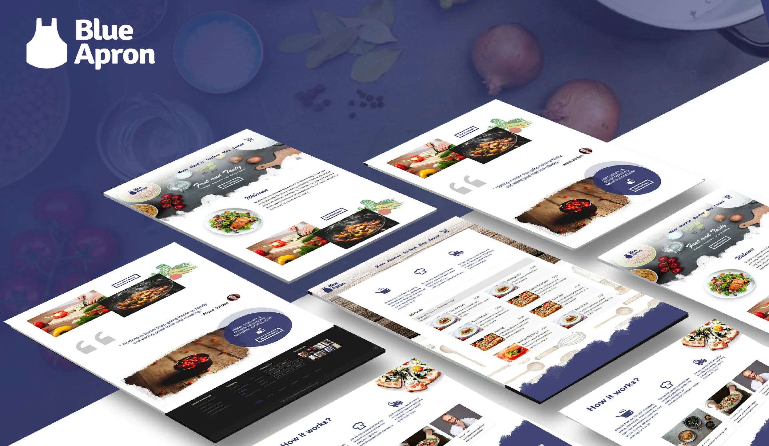Blue Apron Webdesign