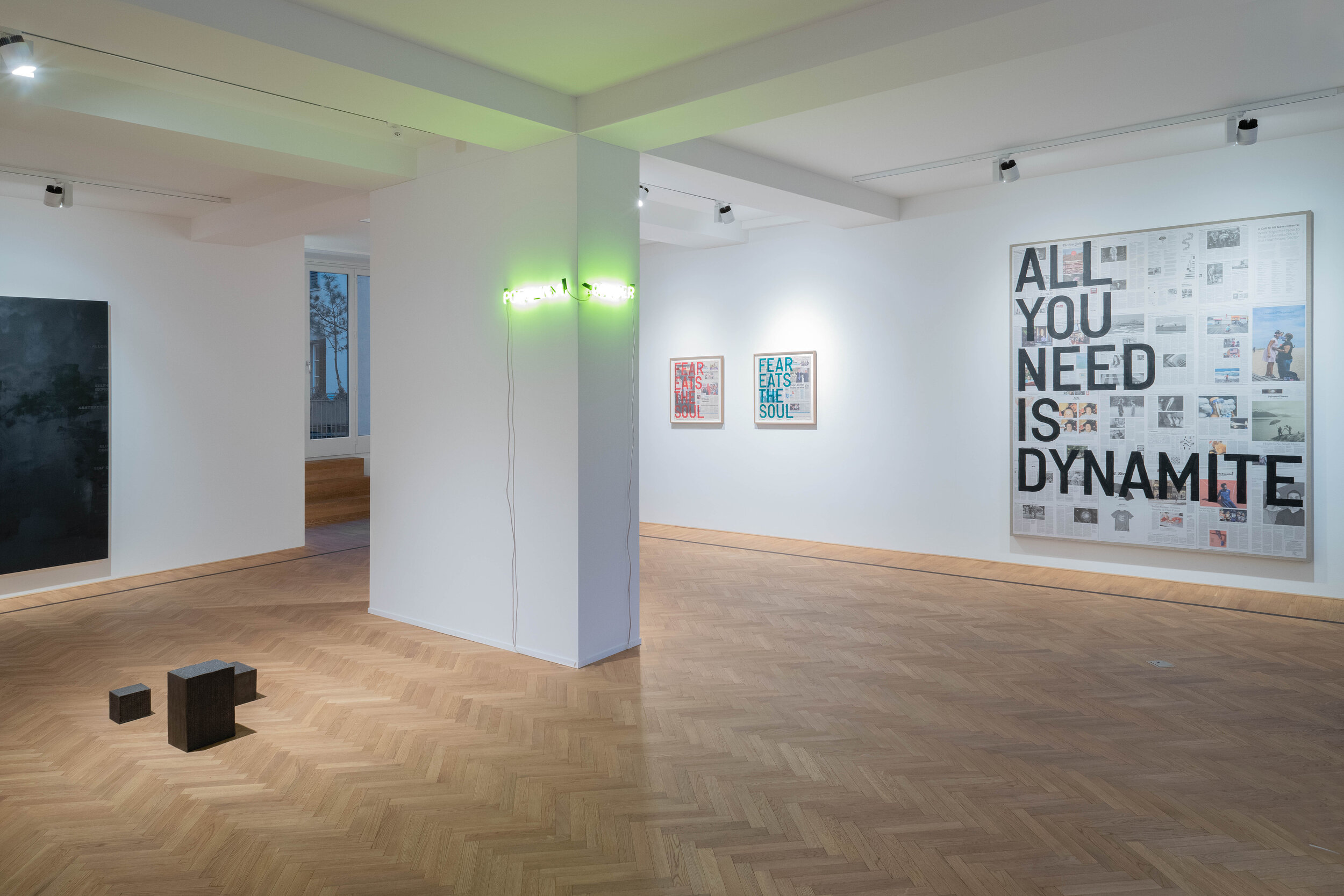  Installation shot of "revert to type" exhibition at Fabian Lang, Zurich 