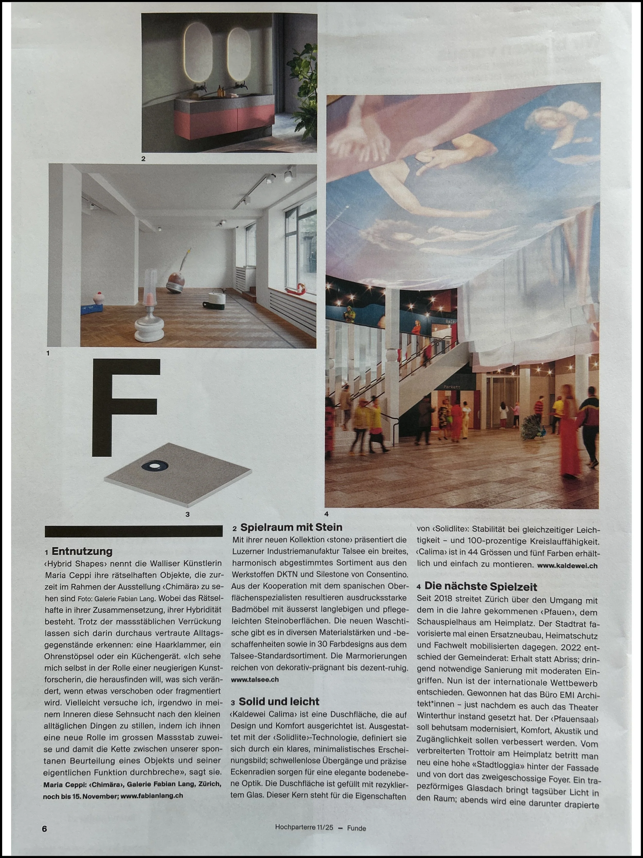 HOCHPARTERRE |  „Entnutzung“