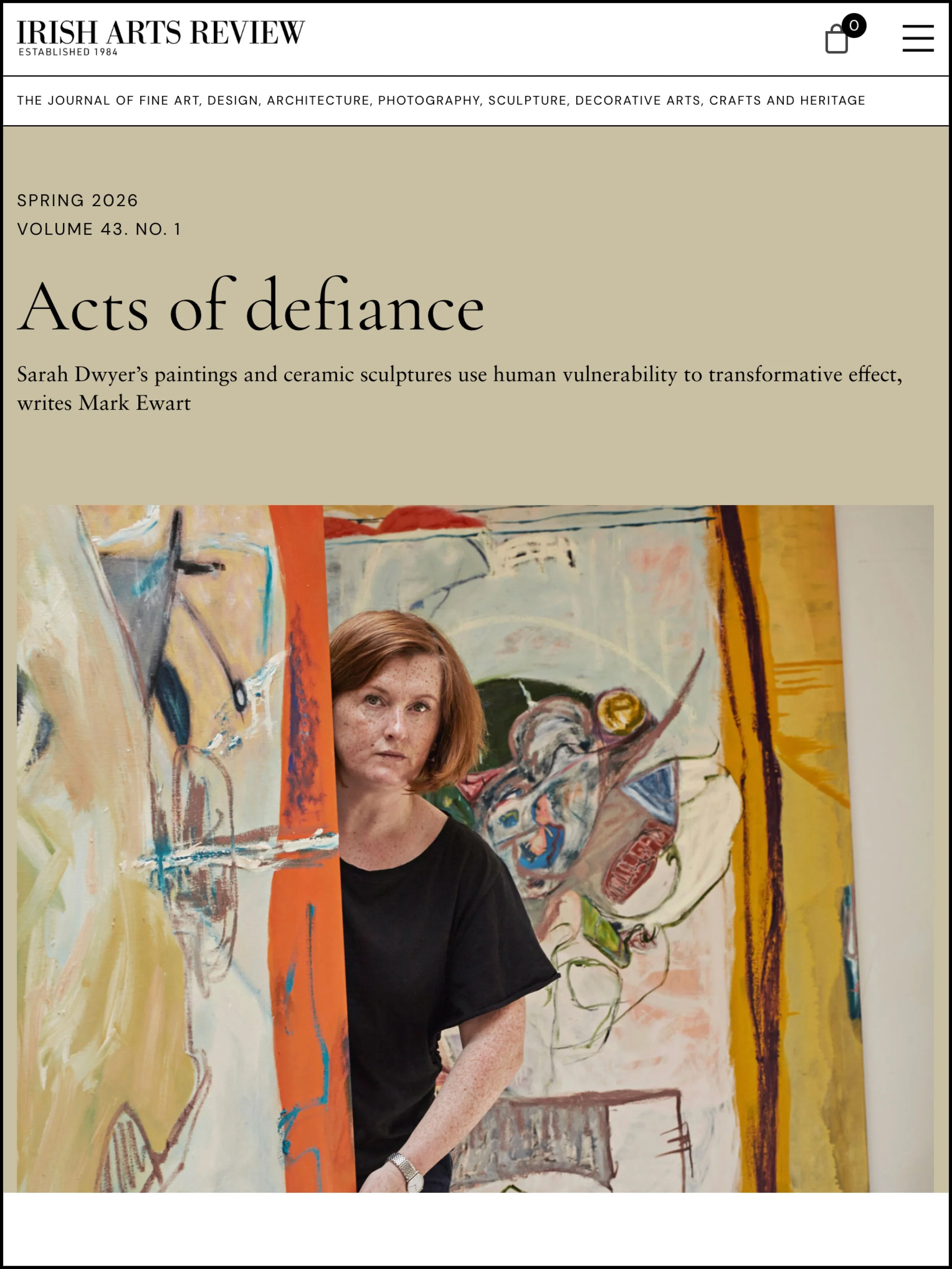 IRISH ARTS REVIEW | „Acts of defiance“
