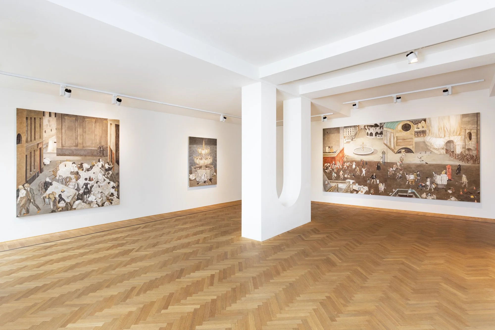 Installation view of Xiao Guo Hui_Le Téâtre du Paradis_2023_Galerie Fabian Lang_Zürich_LowRes_Oliver Kuemmerli_1.jpg