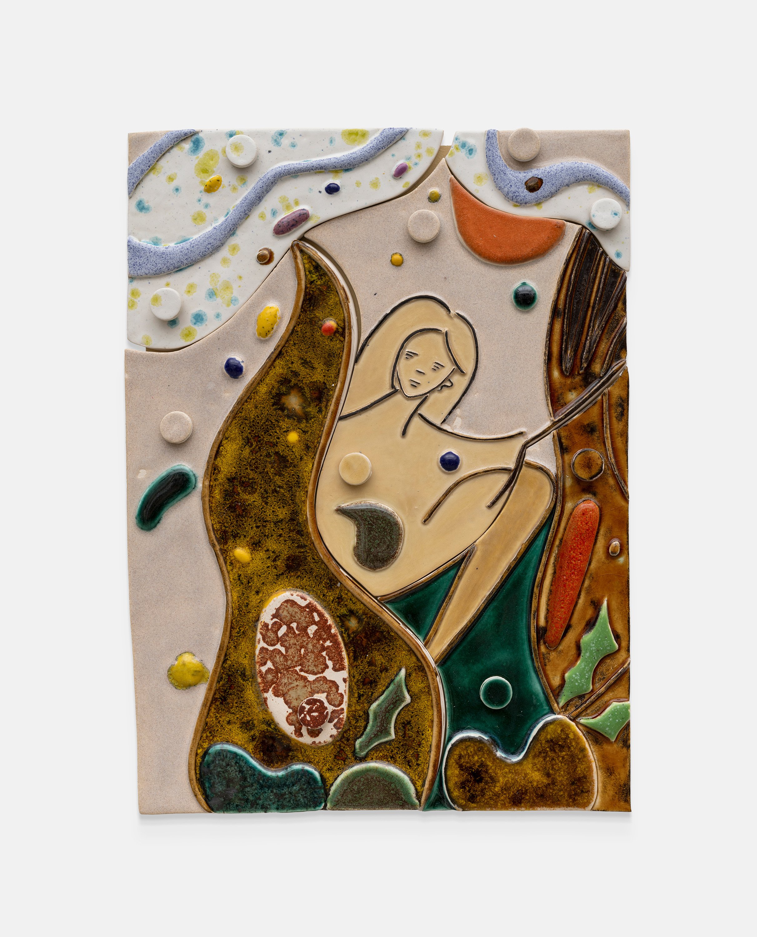 YI0002_Yulia Iosilzon_Not yet titled_2026_Glazed stoneware on wood_29.50 x 21.50 cm, 11.61 x 8.46 in._1_Photo Deniz Guezel_LowRes.jpg