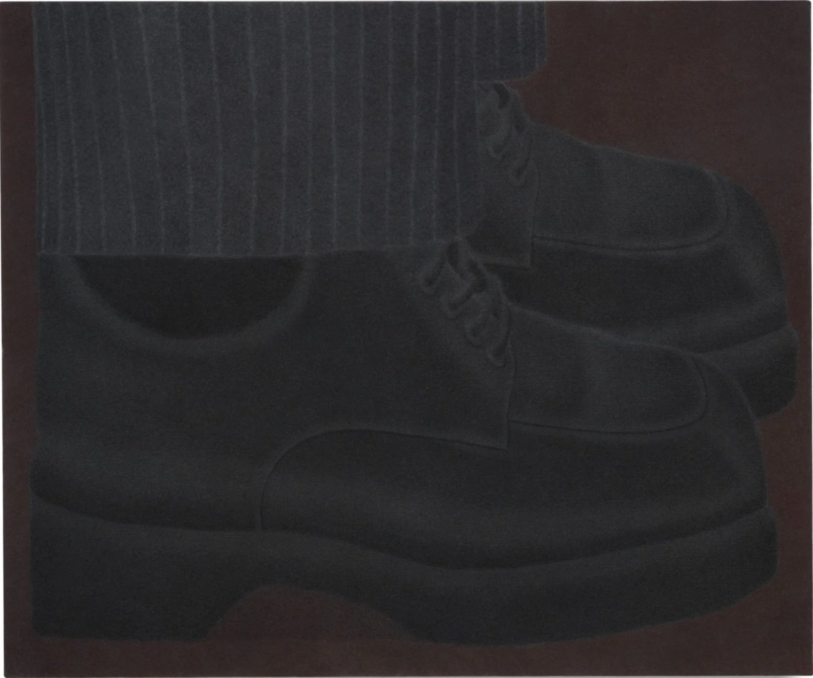 JIL%3AP+5_John+Izatt-Lowry_Two+shoes_2021_pigment+and+pastel+on+crepe_120cm+x+100cm_LowRes.jpg