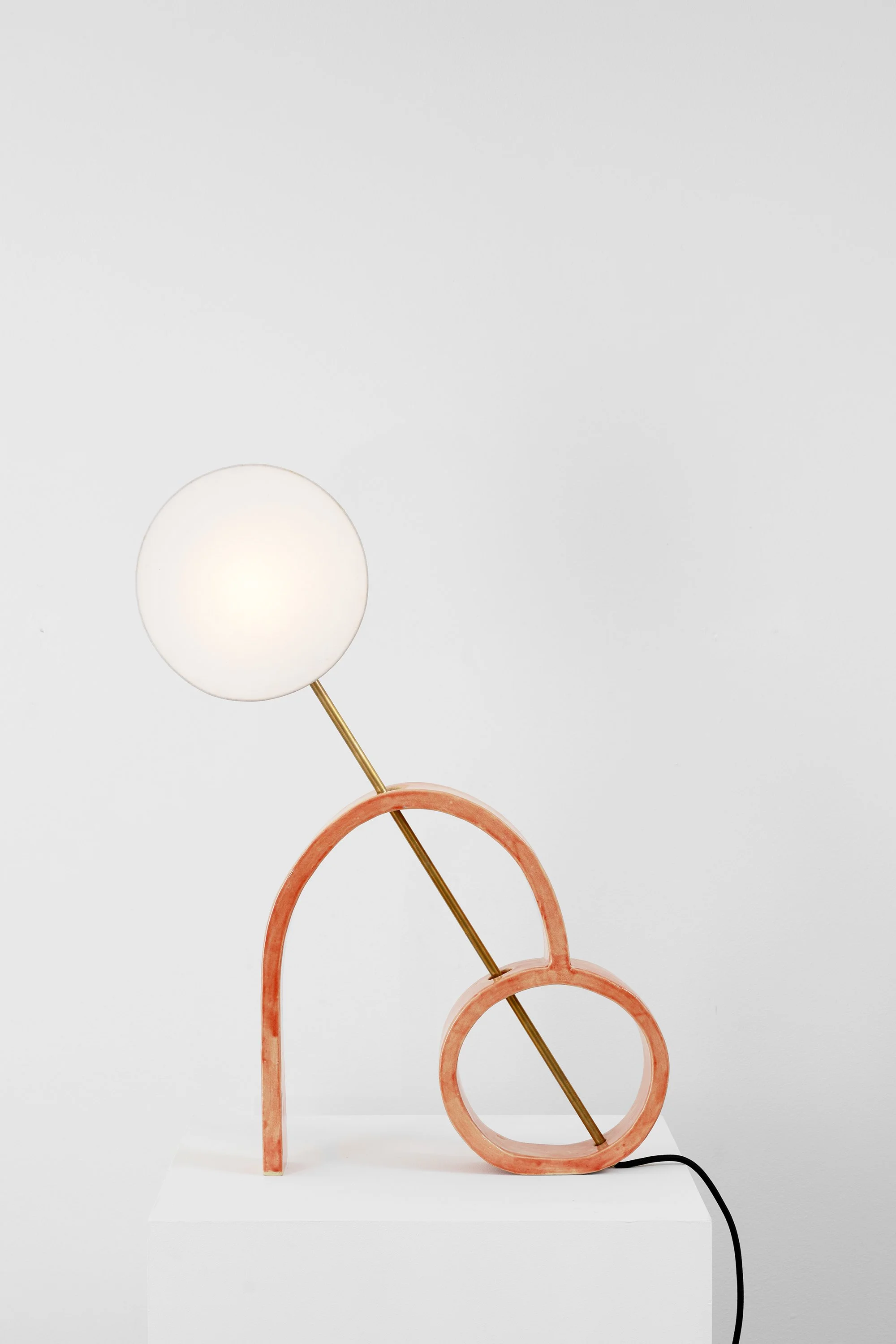 GD0003_Gabi Deutsch_My Past_2025_Glazed ceramic, brass tube, washi paper_63.00 x 50.00 x 22.50 cm, 24.8 x 19.69 x 8.86 in._LowRes_1.jpg