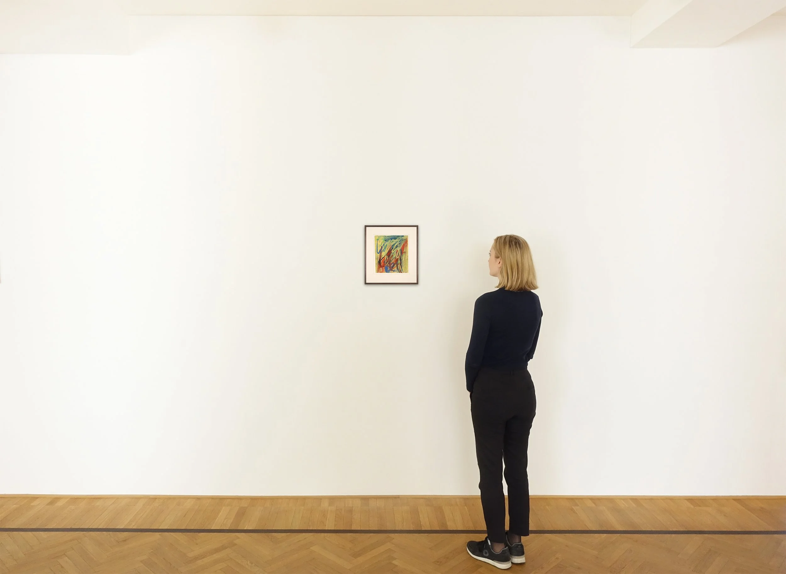 WF0411_Werner Frei_Untitled_1959_Pastel_24.00 x 21.00 cm, 9.45 x 8.27 in. (unframed)_36.50 x 33.00 cm, 14.37 x 12.99 in. (framed)_LowRes_InSitu.jpg