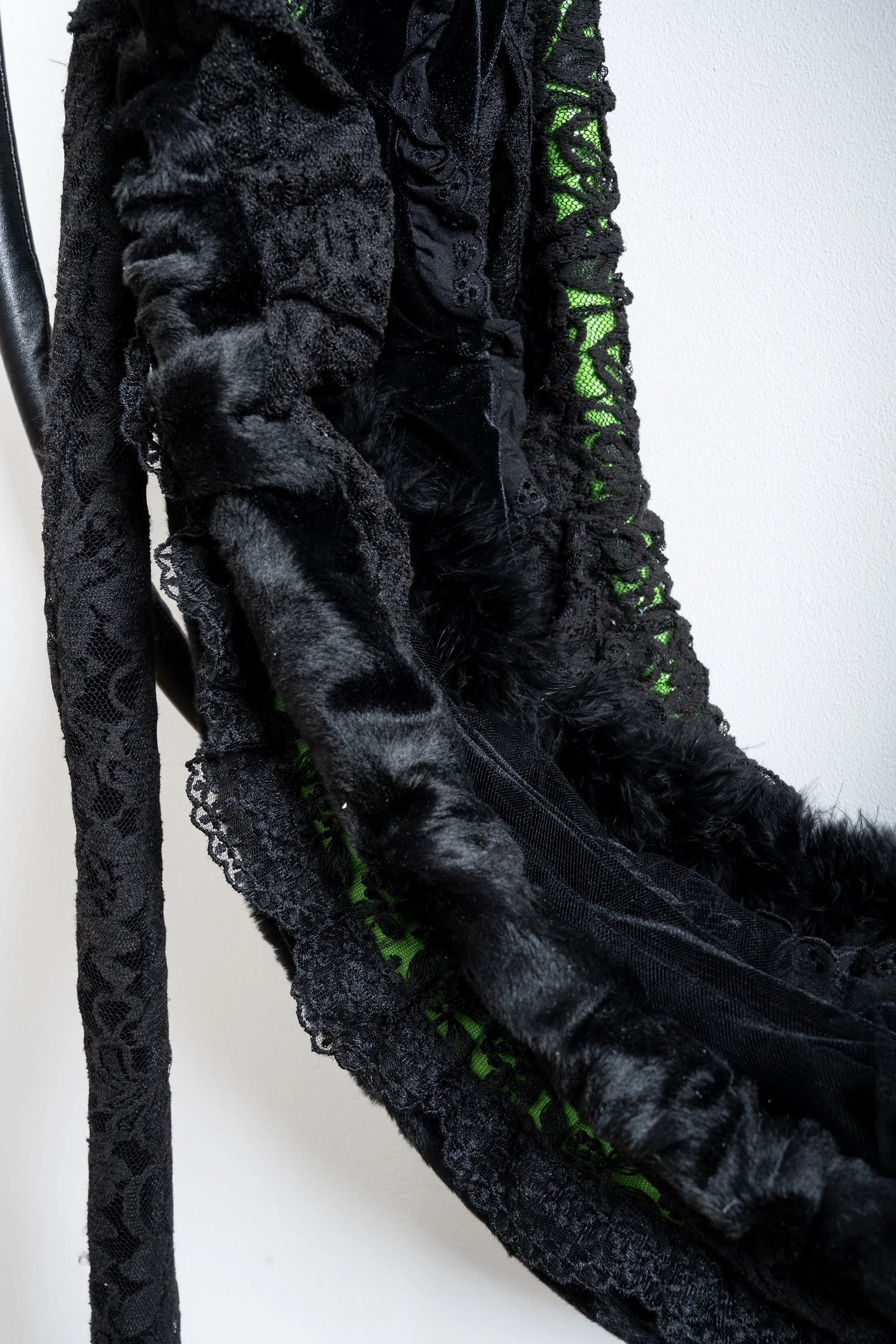 VG0010_Vincent Grange_Mourning Hose_2025_Textile and PVC_137.00 x 60.00 x 17.00 cm, 53.94 x 23.62 x 6.69 in._LowRes_Detail.jpg