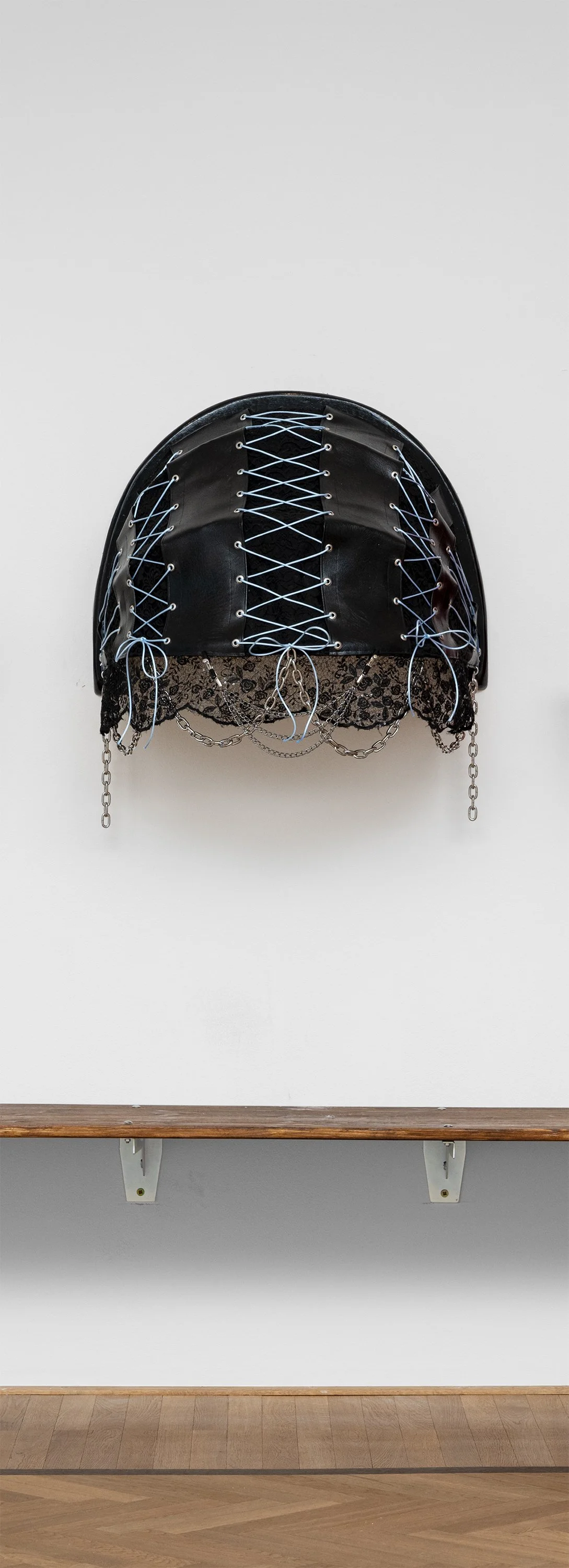 VG0017.2_Vincent Grange_Les _an_ouzes solaires_2025_Fabric, lace, feathers, wire, plastic, wood_66.50 x 60.00 x 42.00 cm, 26.18 x 23.62 x 16.54 in._LowRes.jpg