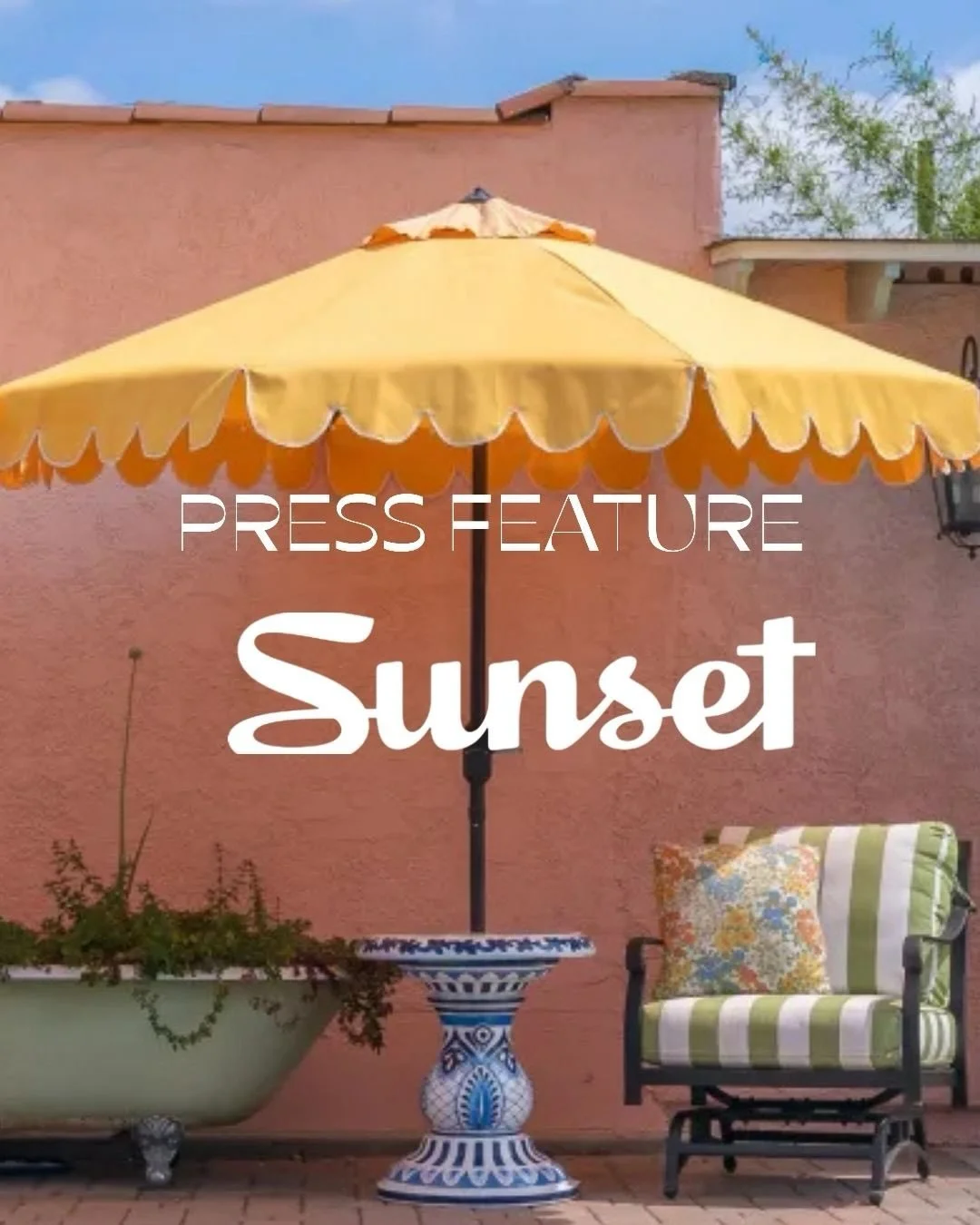 Thank you @sunsetmag and @tendingwest ✍️ for featuring my take on how to create a beautiful &amp; welcoming outdoor space (no matter the size!) and tips you can use to make your exterior just as magical as your interior 🫶🏽🌱🌞&hellip;and remember, 