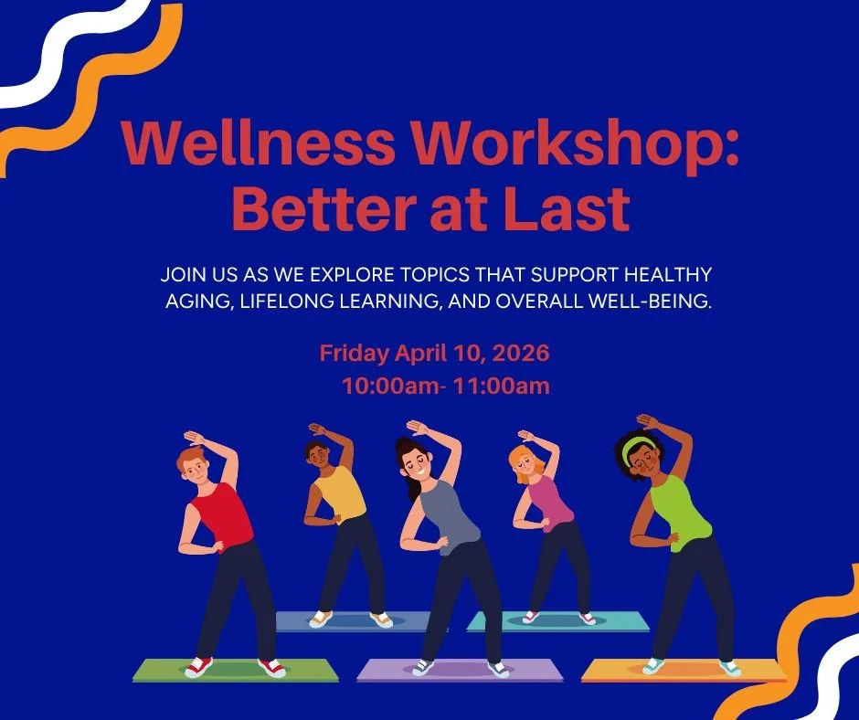 Join us for our monthly Wellness Workshop with @betteratlastwaco at the @wacosteamcenter on Friday, April 10, at 10am. Designed for adults 55+ and focused on practical ways to support your health and well-being. Each session brings new topics, helpfu