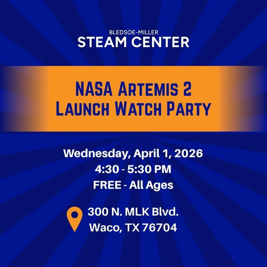 🚀🌕 Join us at @wacosteamcenter as we count down to the next chapter of space exploration! 

We&rsquo;re hosting an Artemis II Launch Watch Party this Wednesday, featuring hands-on activities, immersive experiences, and a live viewing of the Artemis