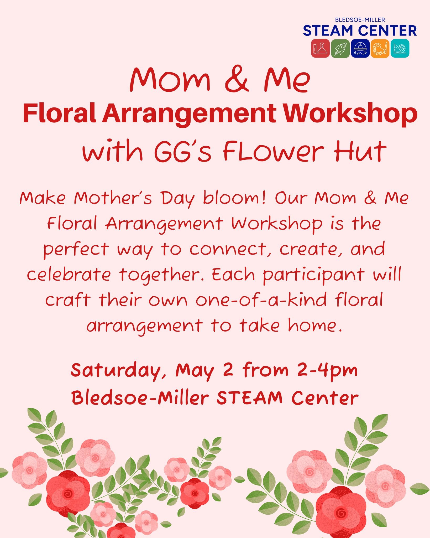 🌸 Make Mother&rsquo;s Day bloom 🌸

Looking for a meaningful way to celebrate? Join us at @wacosteamcenter  for a hands-on floral arrangement class with @ggsflowerhut72, where adults and kids can create something beautiful together. 💐

💲 $55 per p