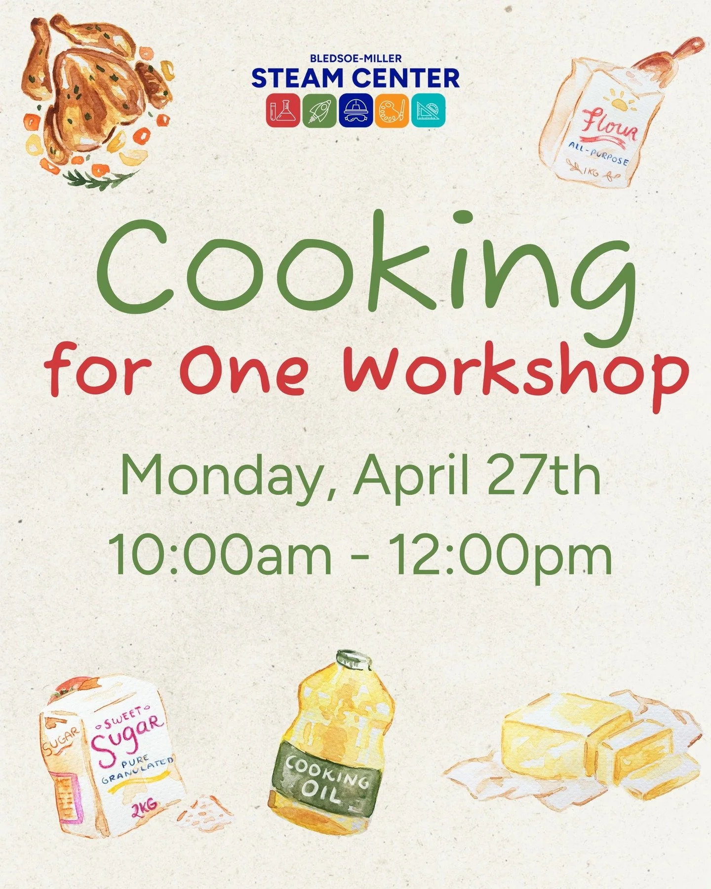 Looking to make cooking easier, healthier, and more enjoyable? Join Chef Natasha Jarmon of The Heir&rsquo;s Table for a hands-on workshop for adults at the @wacosteamcenter.

Learn how to prepare simple, budget-friendly meals, use versatile ingredien