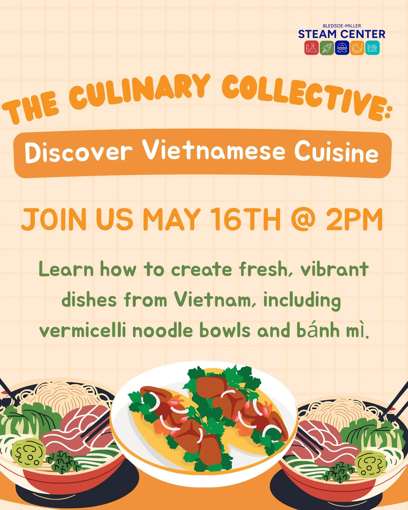 We&rsquo;re celebrating Asian American and Pacific Islander Heritage Month with a series of exciting classes, including The Culinary Collective: Discover Vietnamese Cuisine.

From ingredient selection to building perfectly balanced flavors, this begi