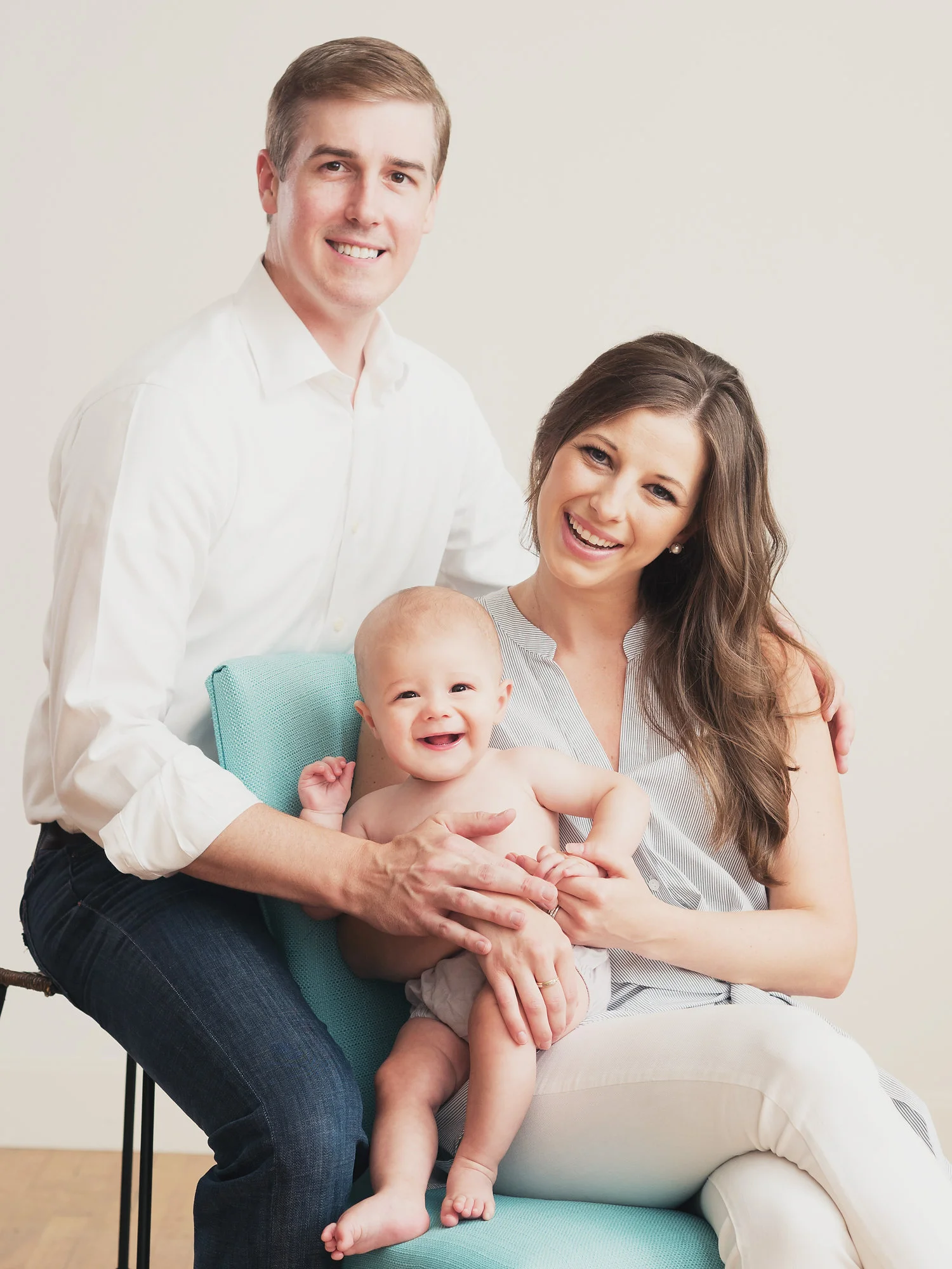 Studio portrait of family in Dallas