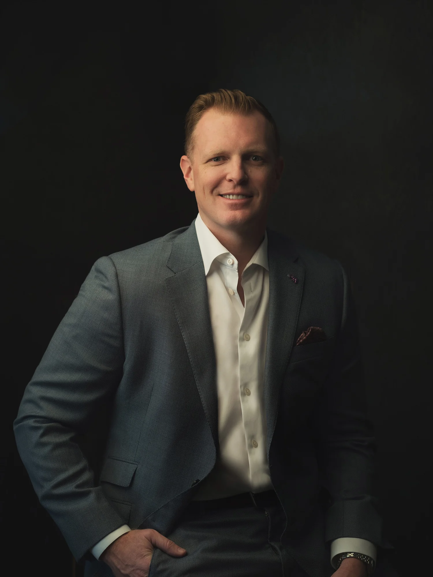 Dallas Headshot Man in Suit