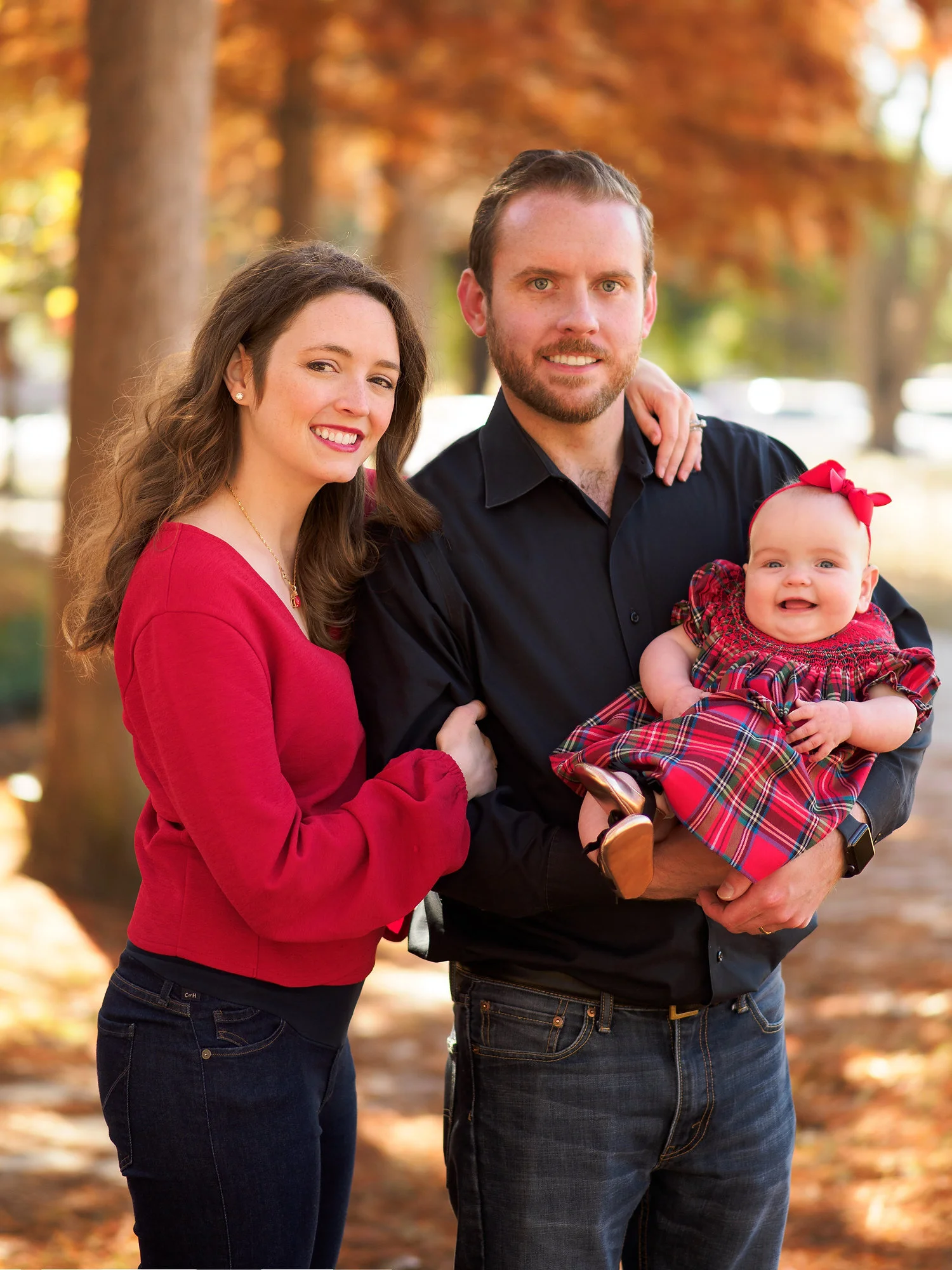 Portrait of a family taken in Highland Park Texas