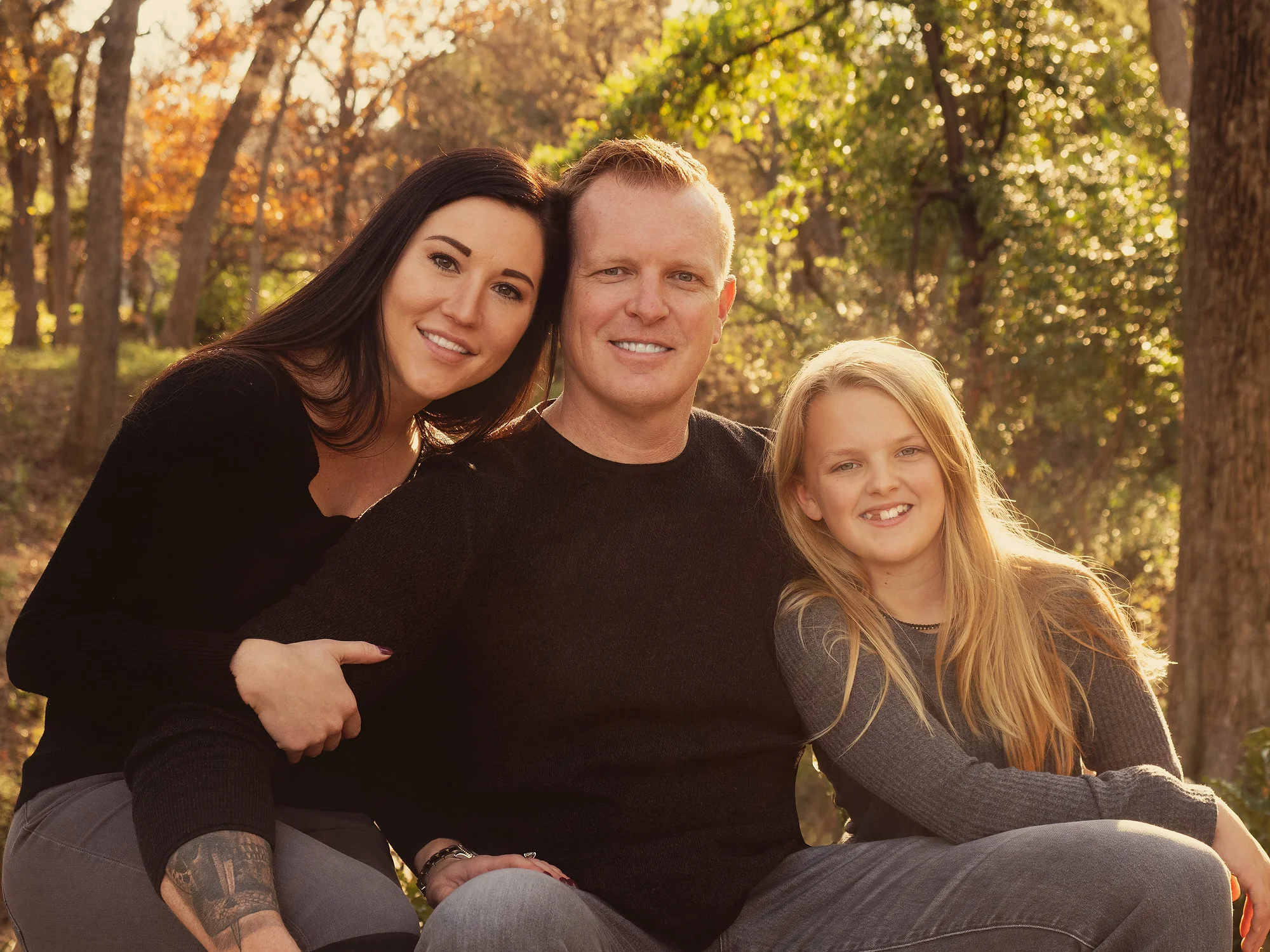 Portrait of a family in Highland Park Texas 1