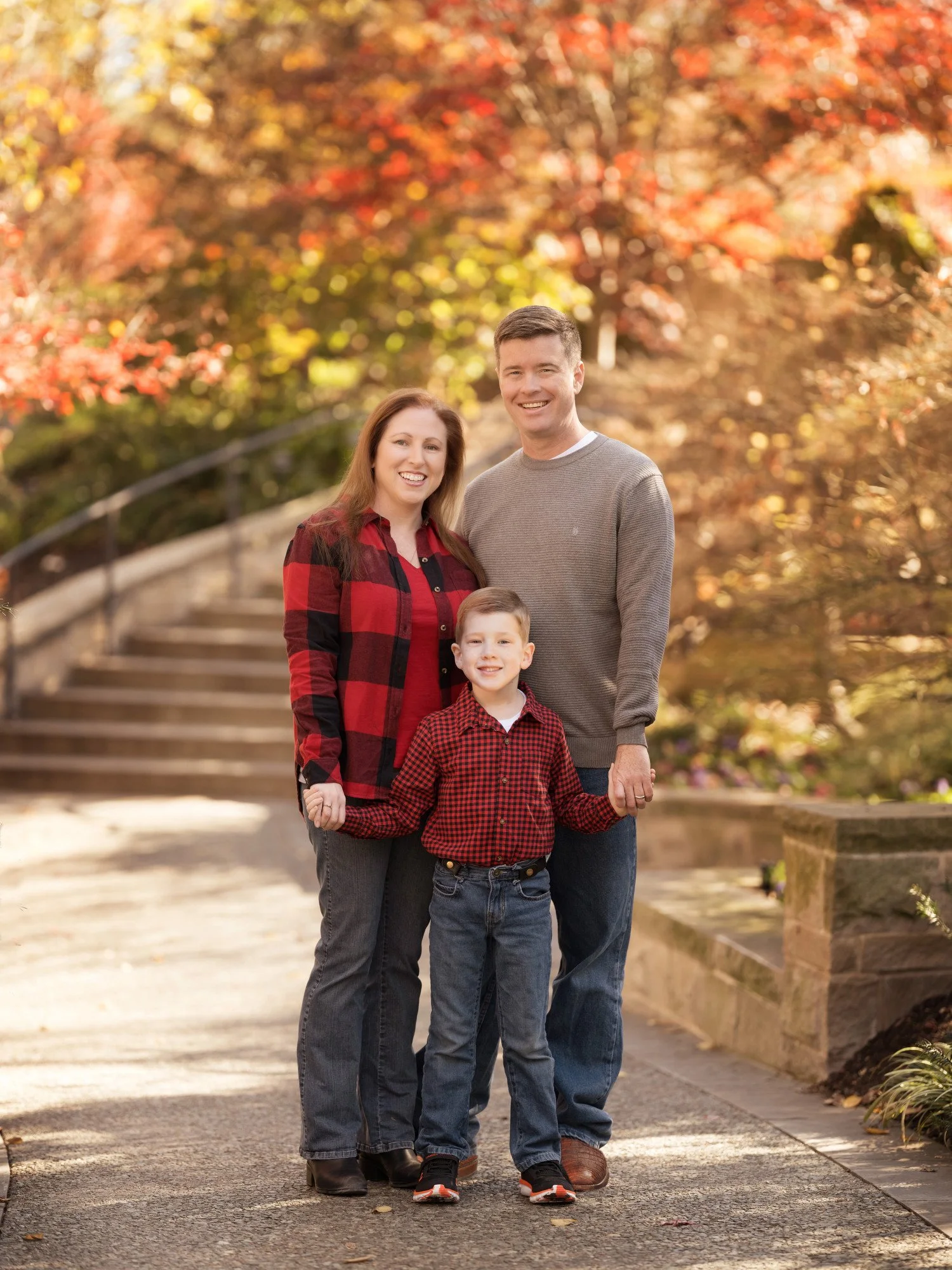 Portrait of a family at The Dallas Arboretum 6