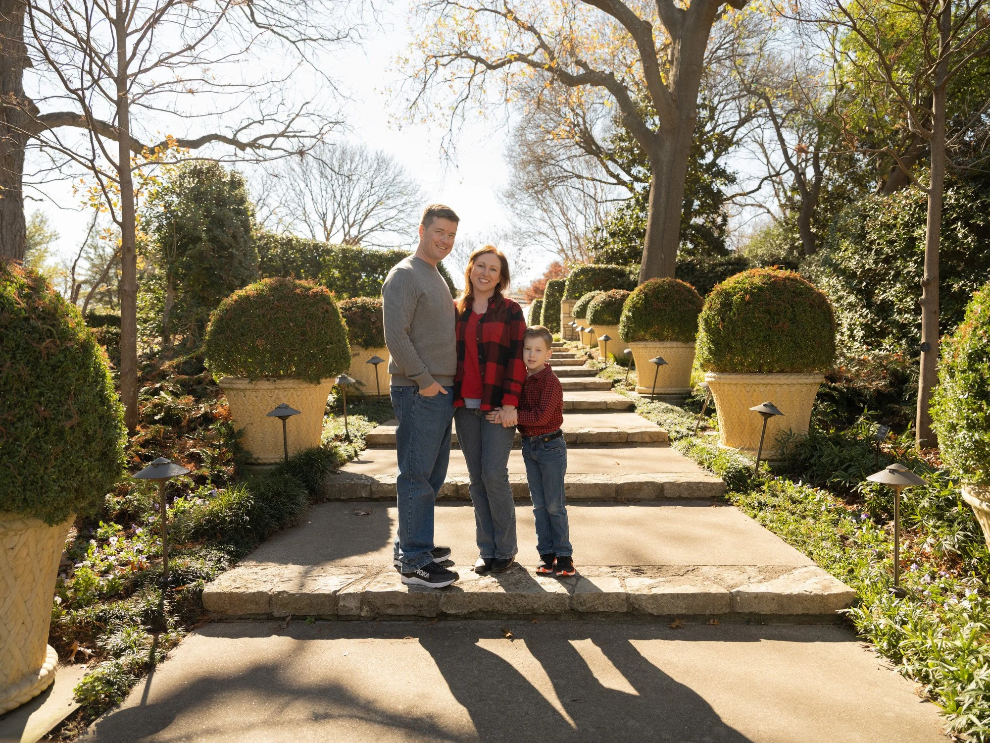 Portrait of a family at The Dallas Arboretum 6