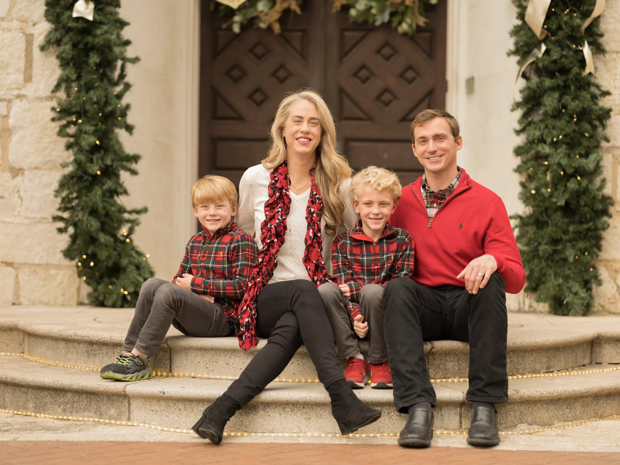 Portrait of a family at The Dallas Arboretum 7