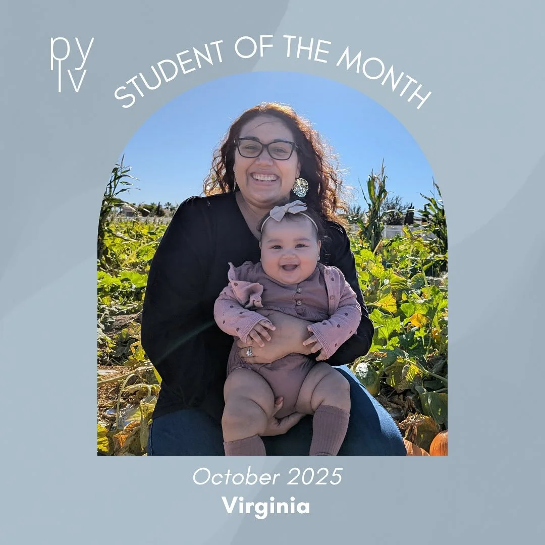 🎉✨ October 2025 Student of the Month: Virginia! ✨🎉

Her dedication, heart, and love for her practice are truly inspiring 🙌💖. We&rsquo;re so happy to have her back in Baby &amp; Me Yoga! 🤰🧘&zwj;♀️💫

Read more about her journey here 👉 https://p